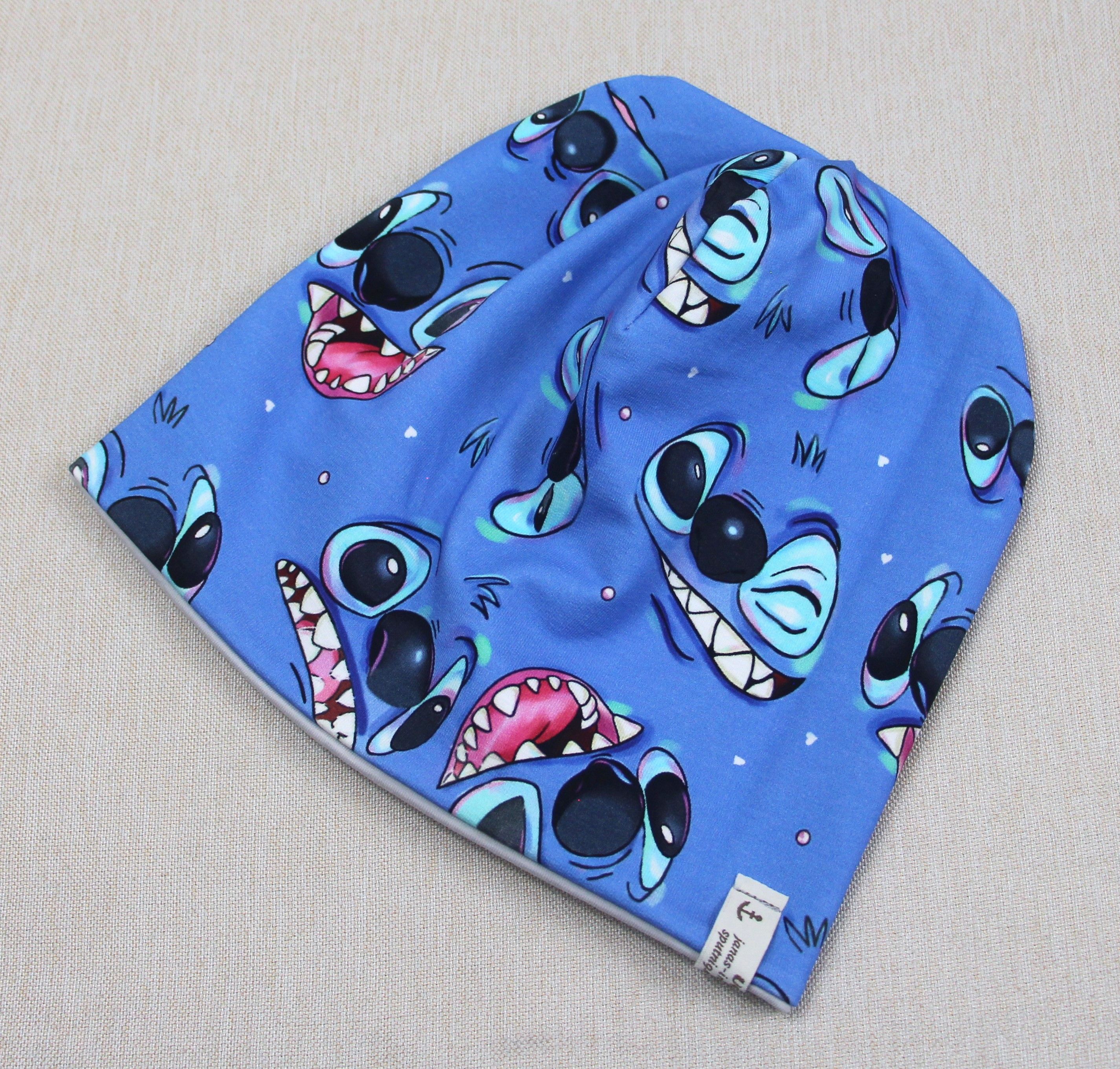 Beanie-Set, verrückte Zähne mit Augen