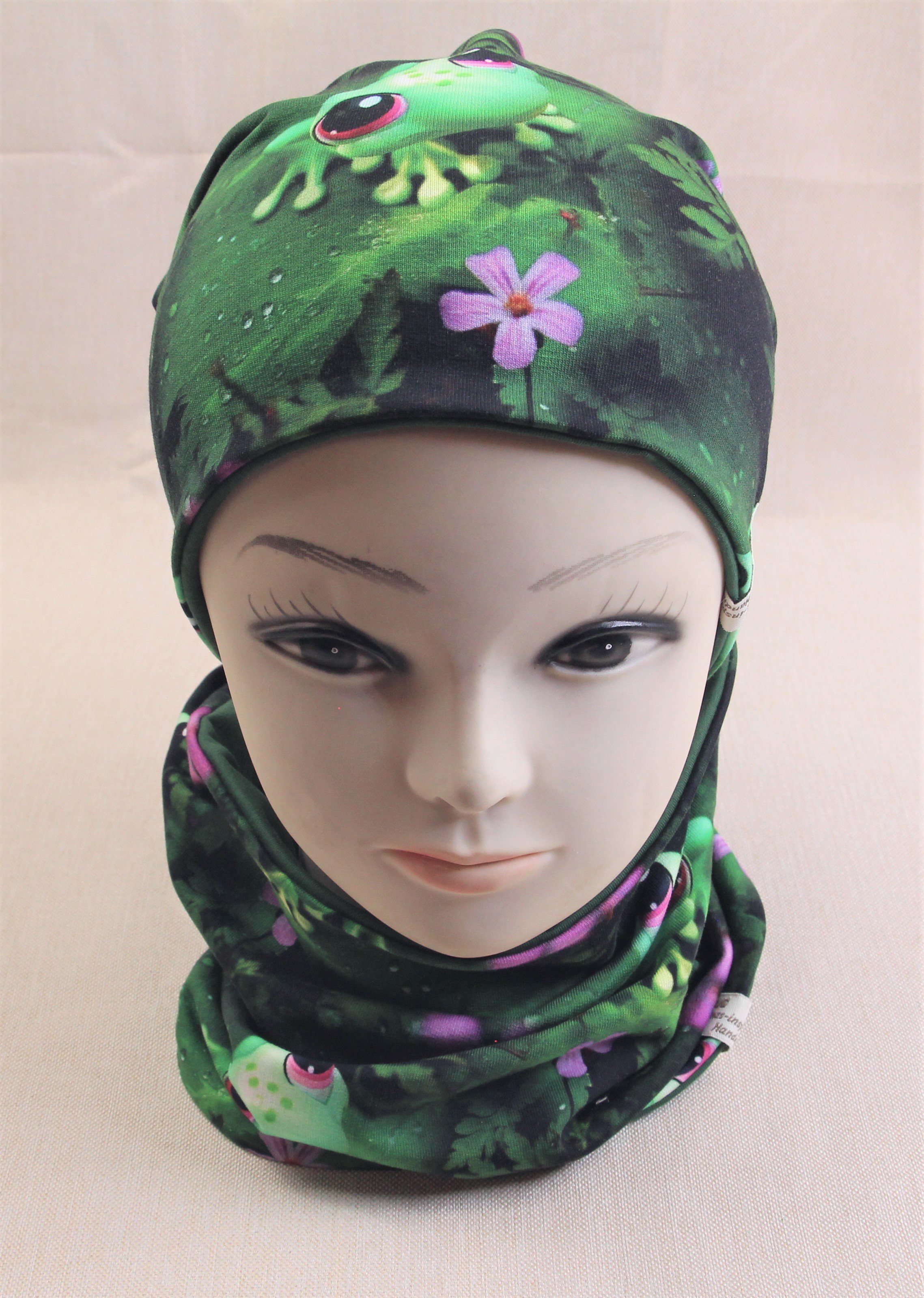 Beanie-Set, Frosch