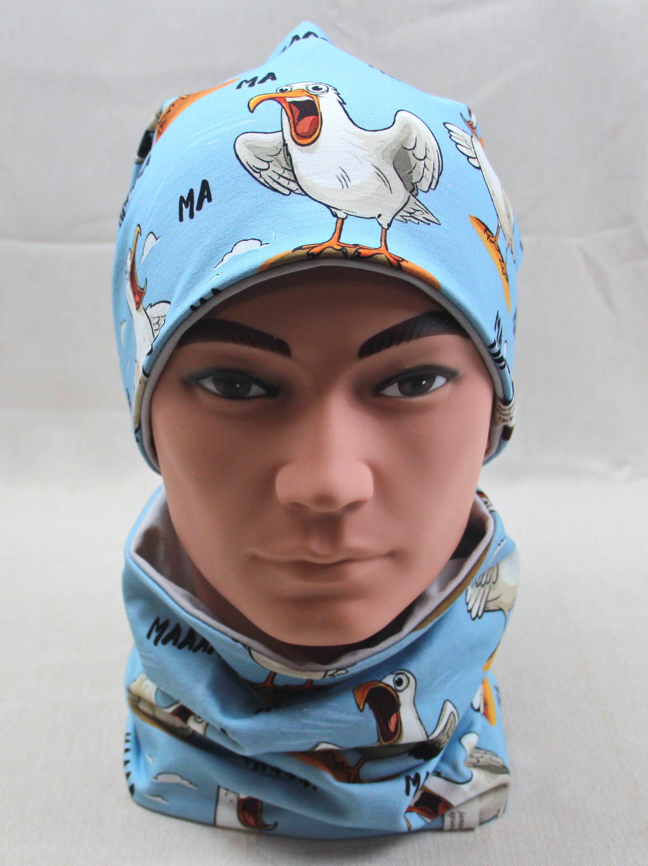 Beanie-Set, Chemomütze, Möwengeschrei