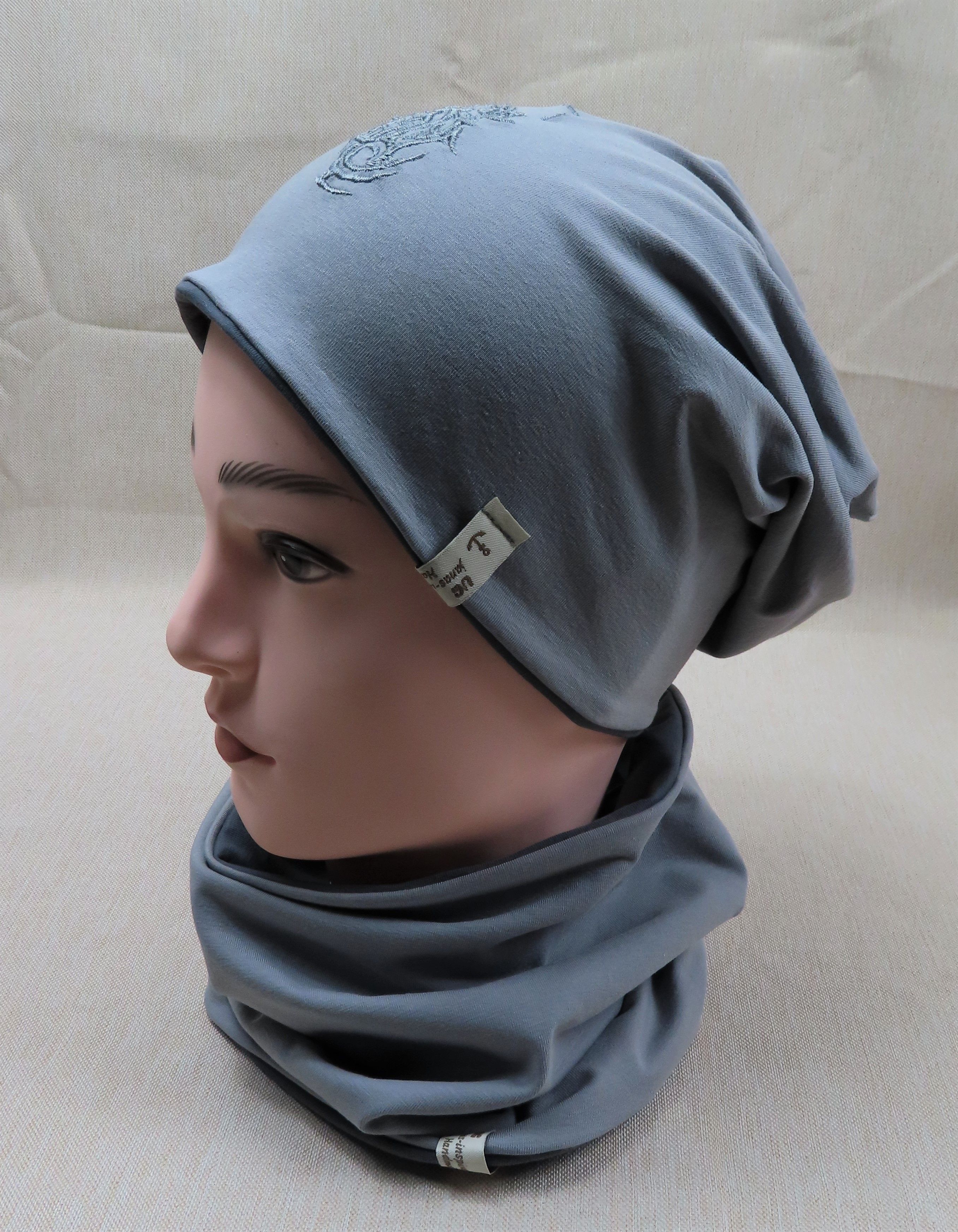 Beanie-Set, Chemomütze, Fenrir, Fenriswolf