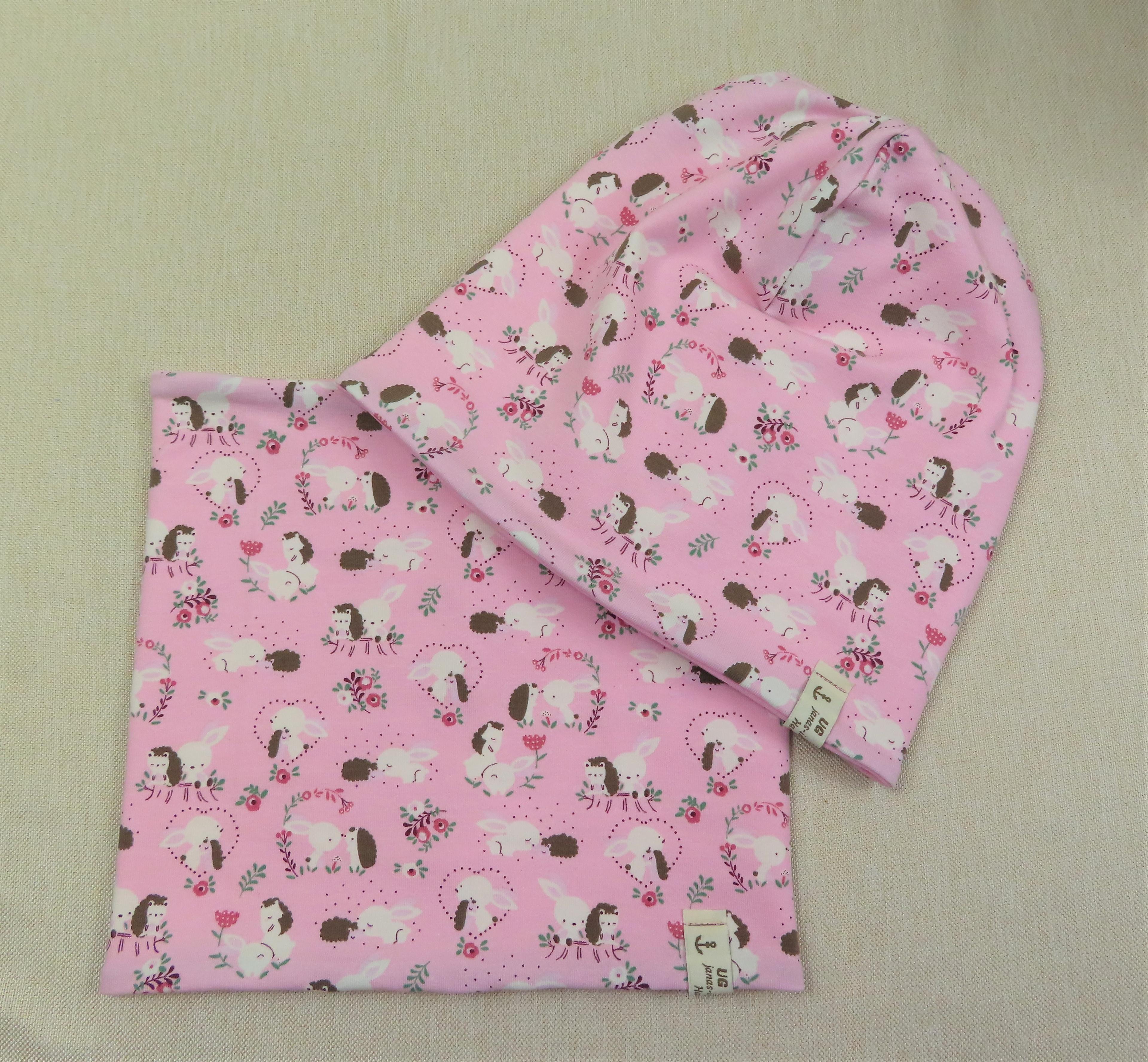 Beanie-Set, Hase und Igel
