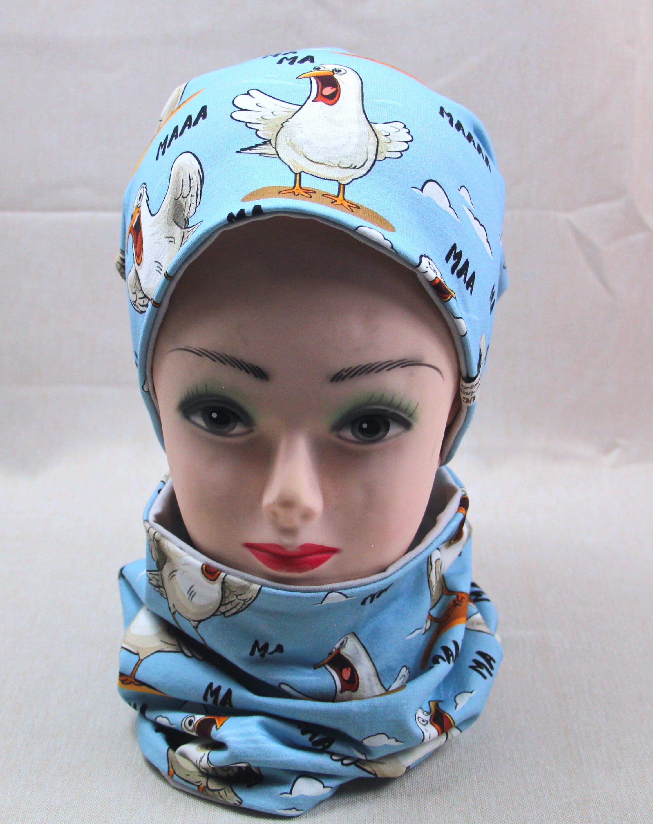 Beanie-Set, Chemomütze, Möwengeschrei