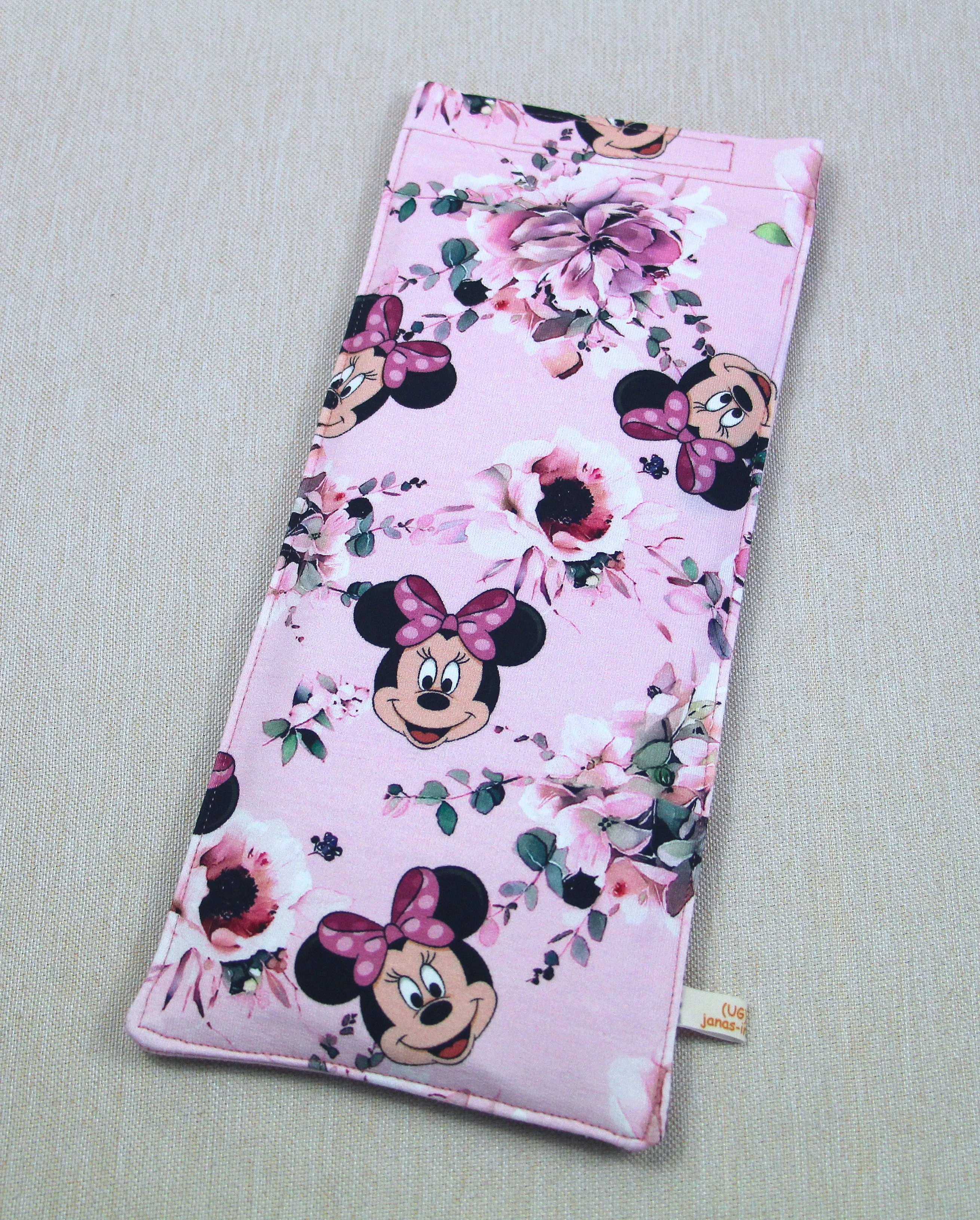 Schutzhülle für Kühl Akku, Maus mit rosa Schleife, 2 Größen