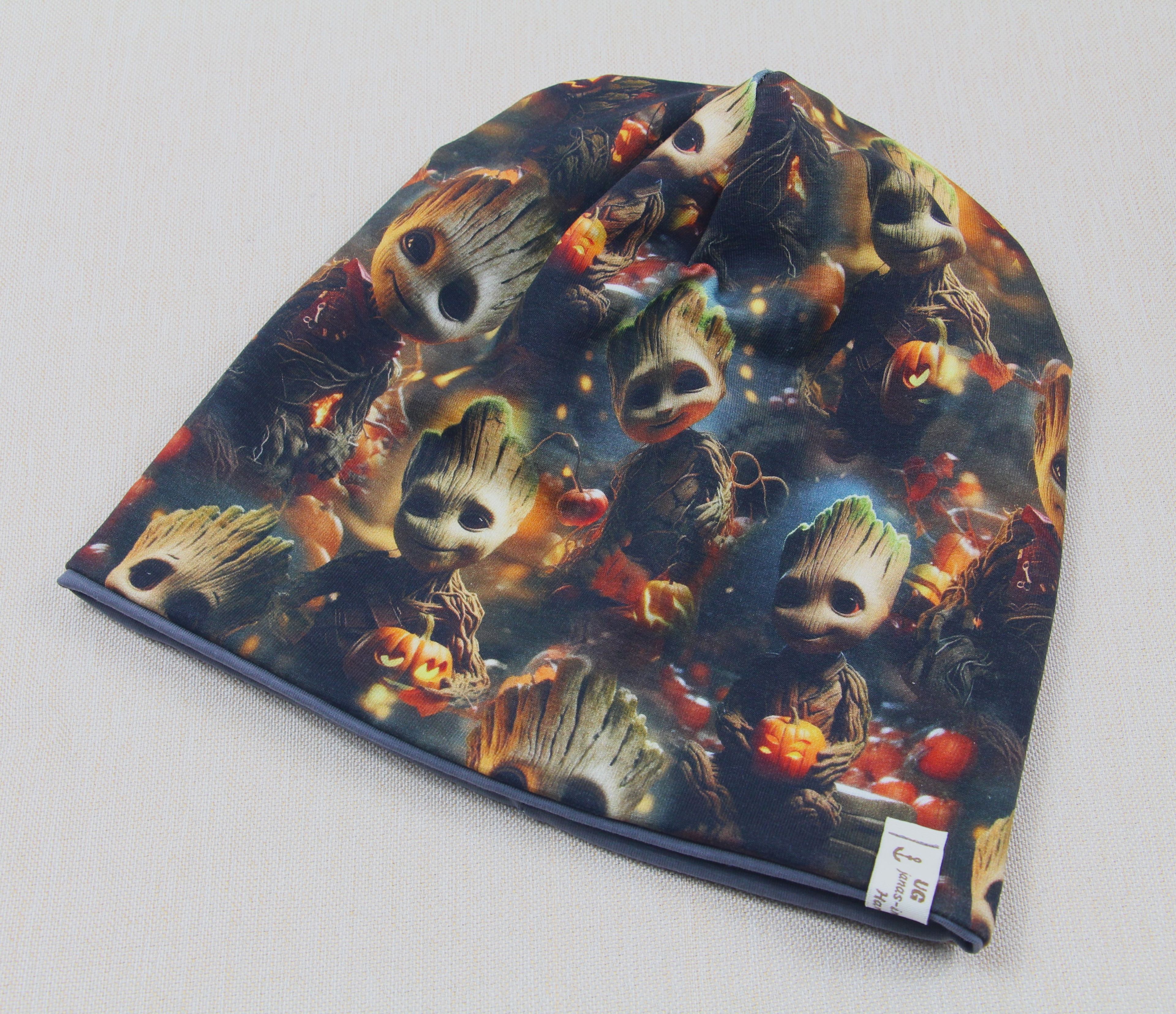 Beanie-Set, süßes Bäumchen mit Kürbisse