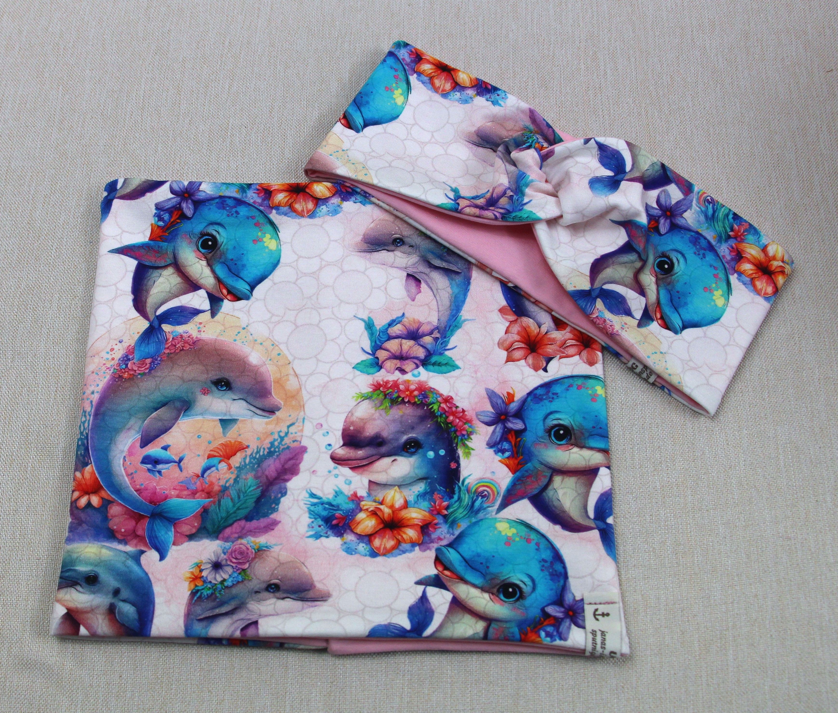 Stirnband-Set, Delfin