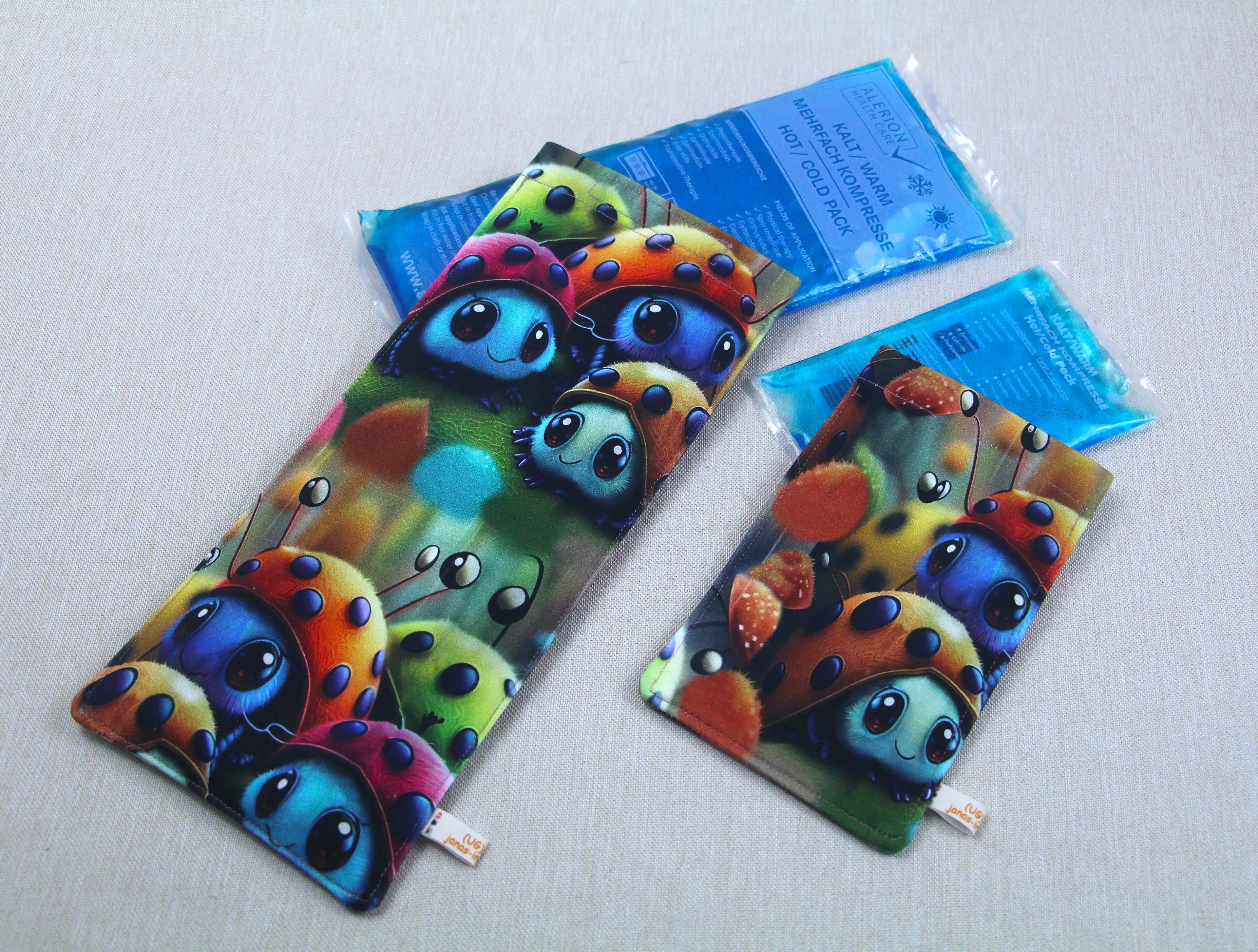 Schutzhülle für Kühl Akku, außerirdischer Käfer, 2 Größen