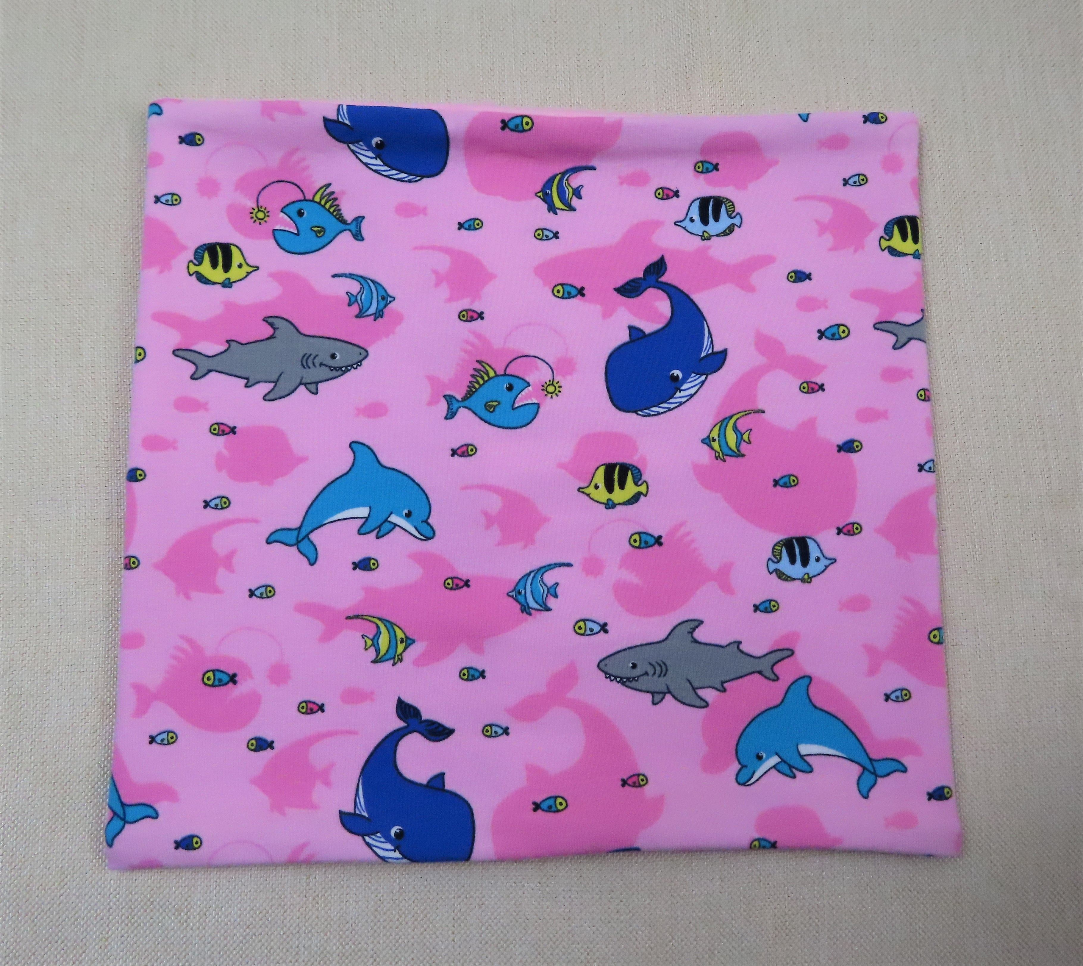 Beanie-Set, Fische, rosa