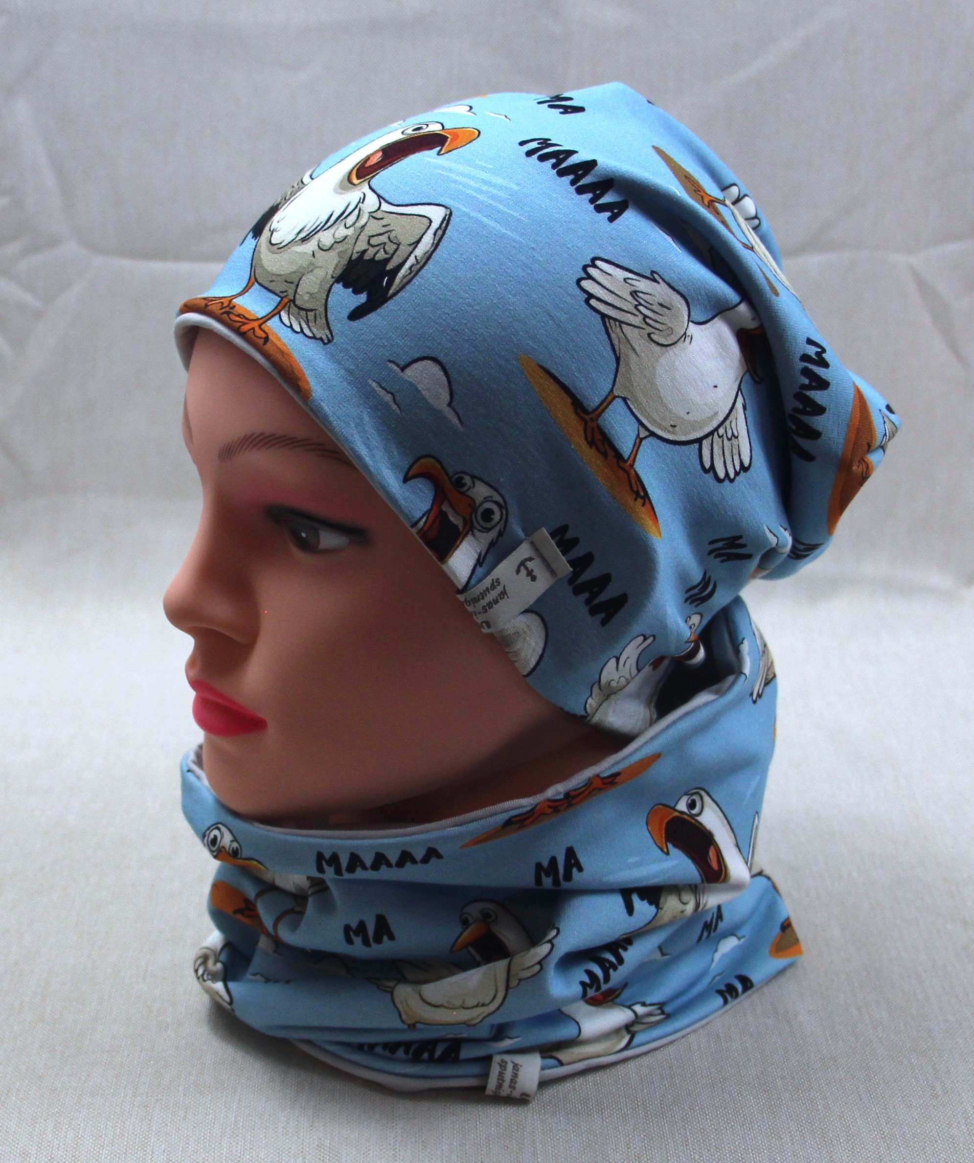 Beanie-Set, Möwen-Geschrei