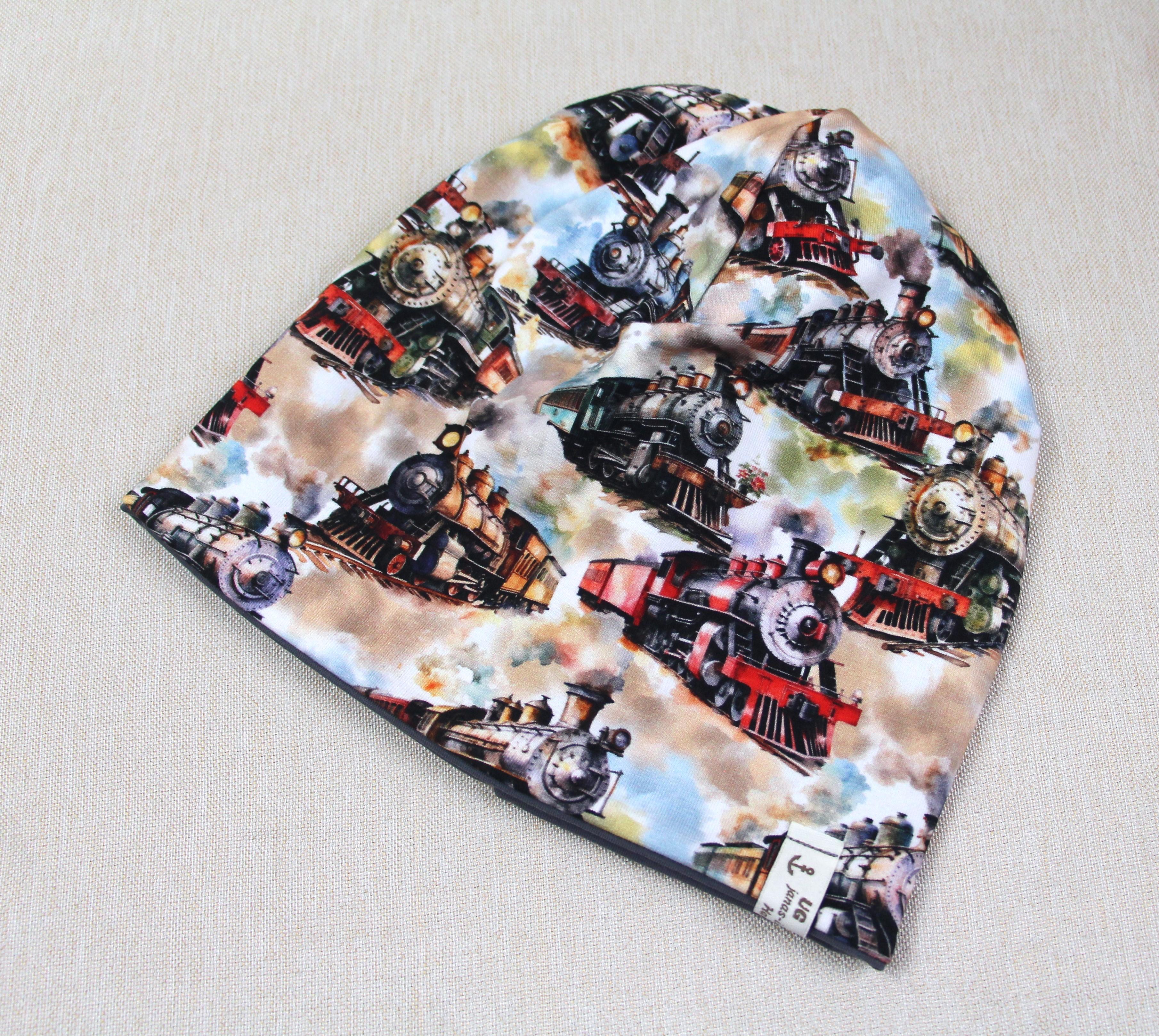 Beanie, Mütze, Lokomotive, Eisenbahn