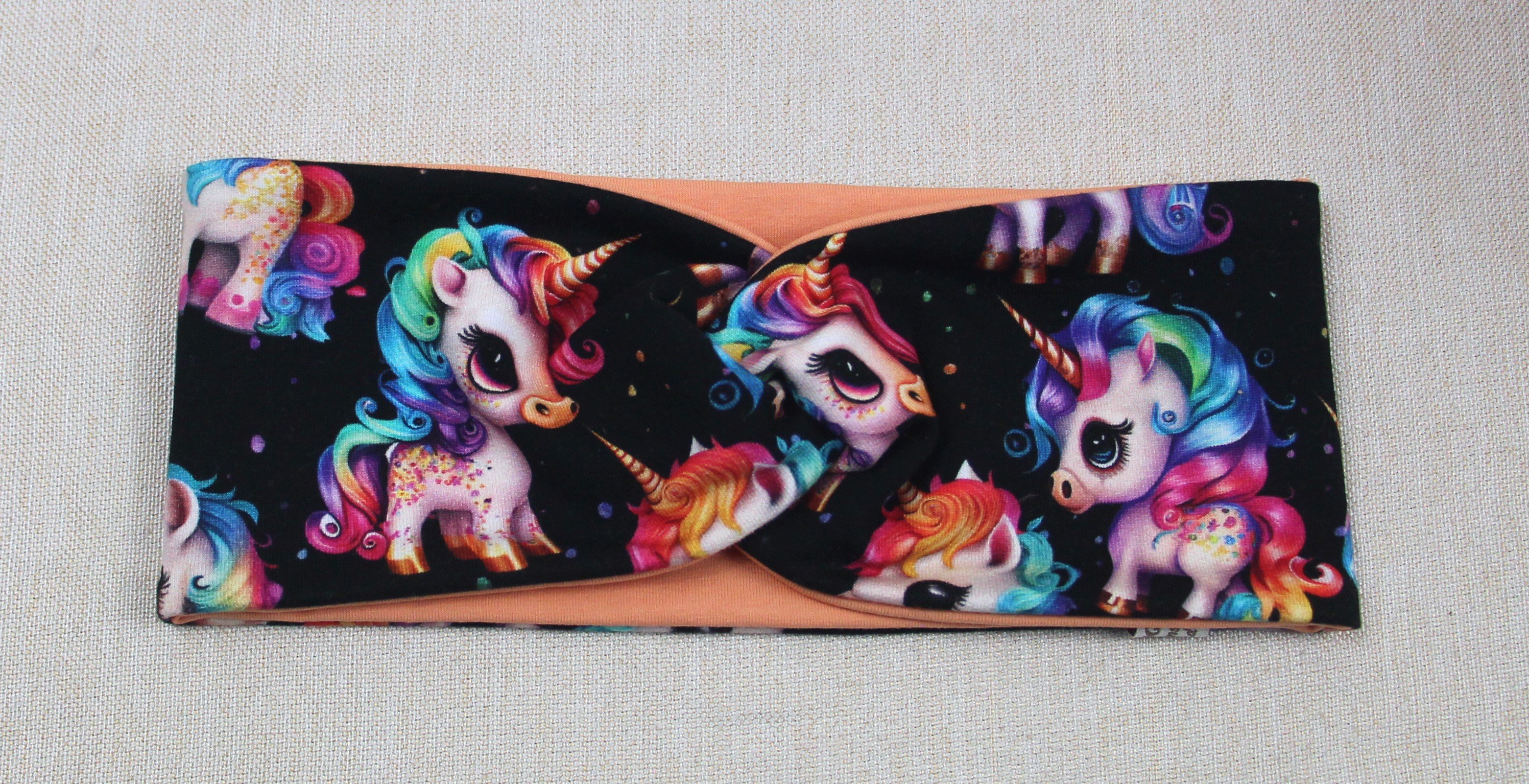 Stirnband, Regenbogen-Einhorn