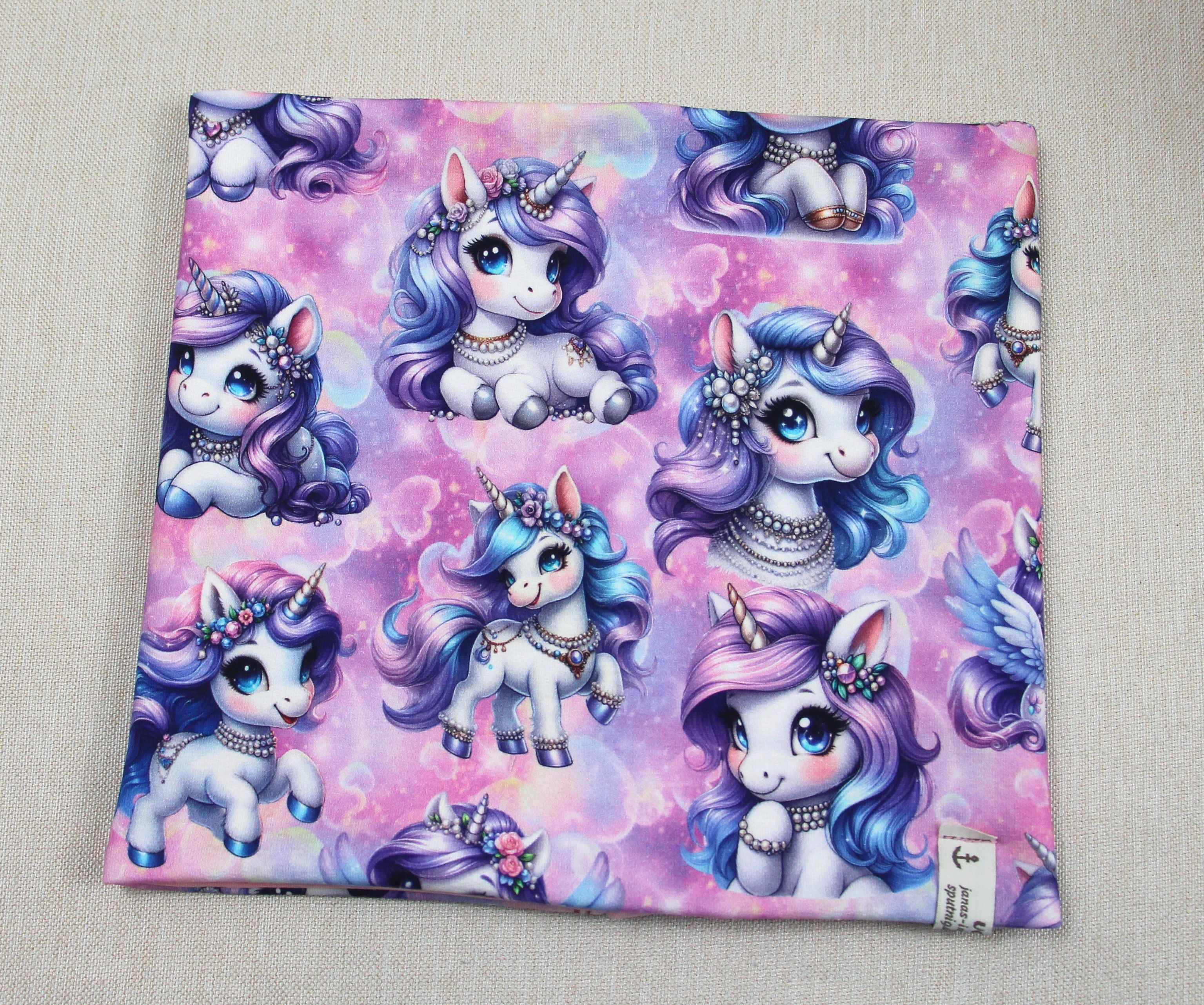 Stirnband-Set, Glitzer-Einhorn