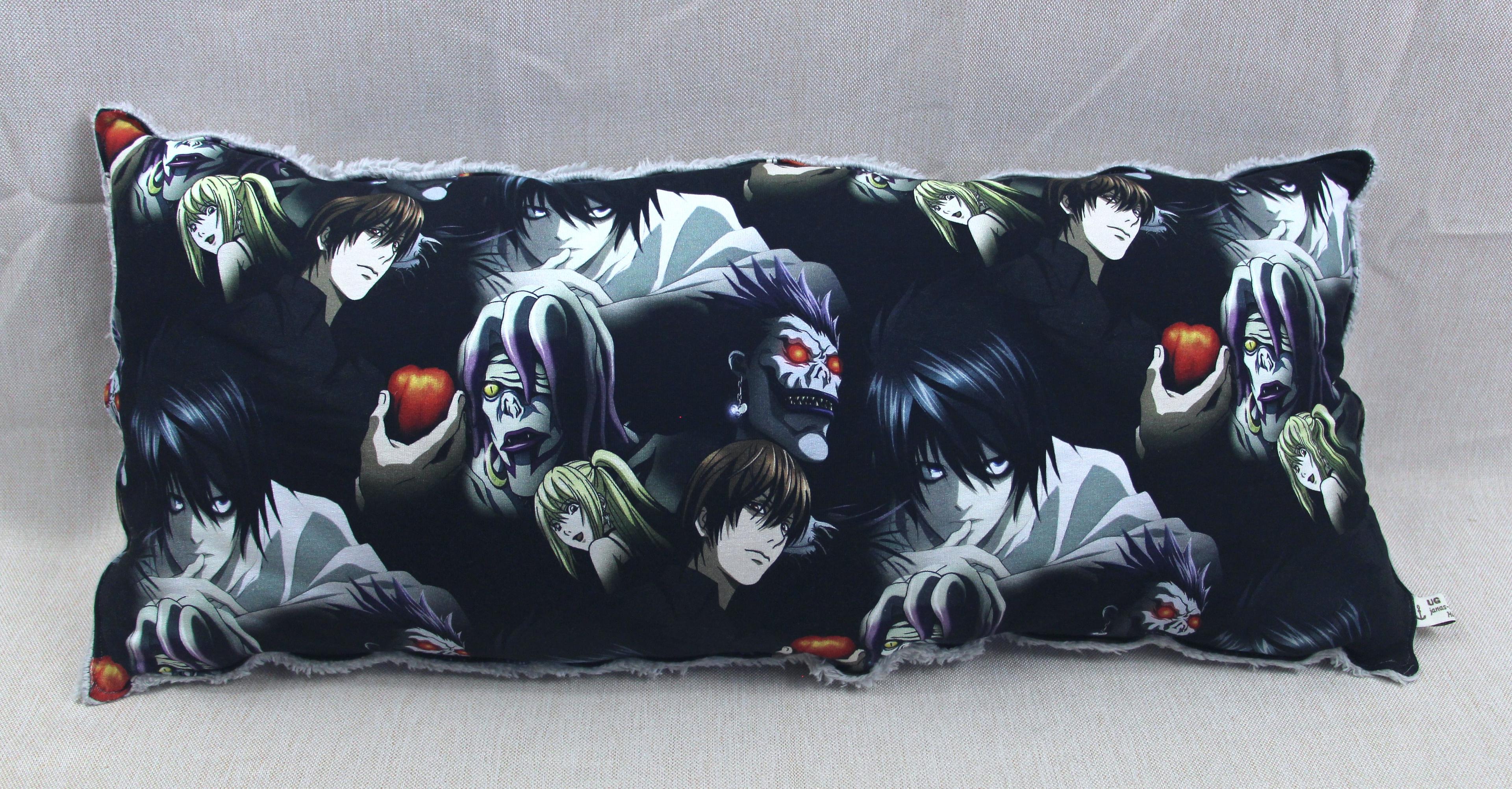 Kuschelkissen, Manga, grau, 60x30cm