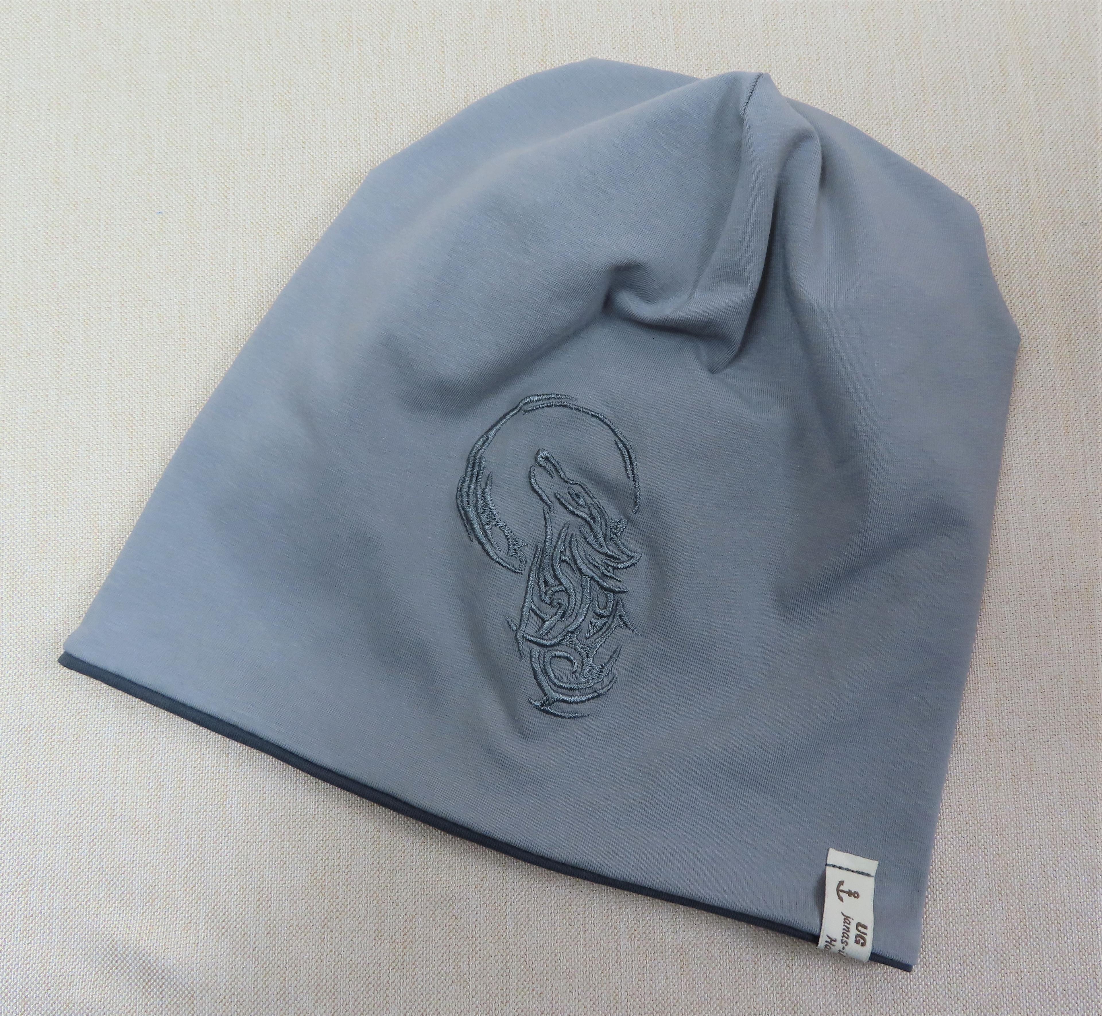 Beanie-Set, Chemomütze, Fenrir, Fenriswolf