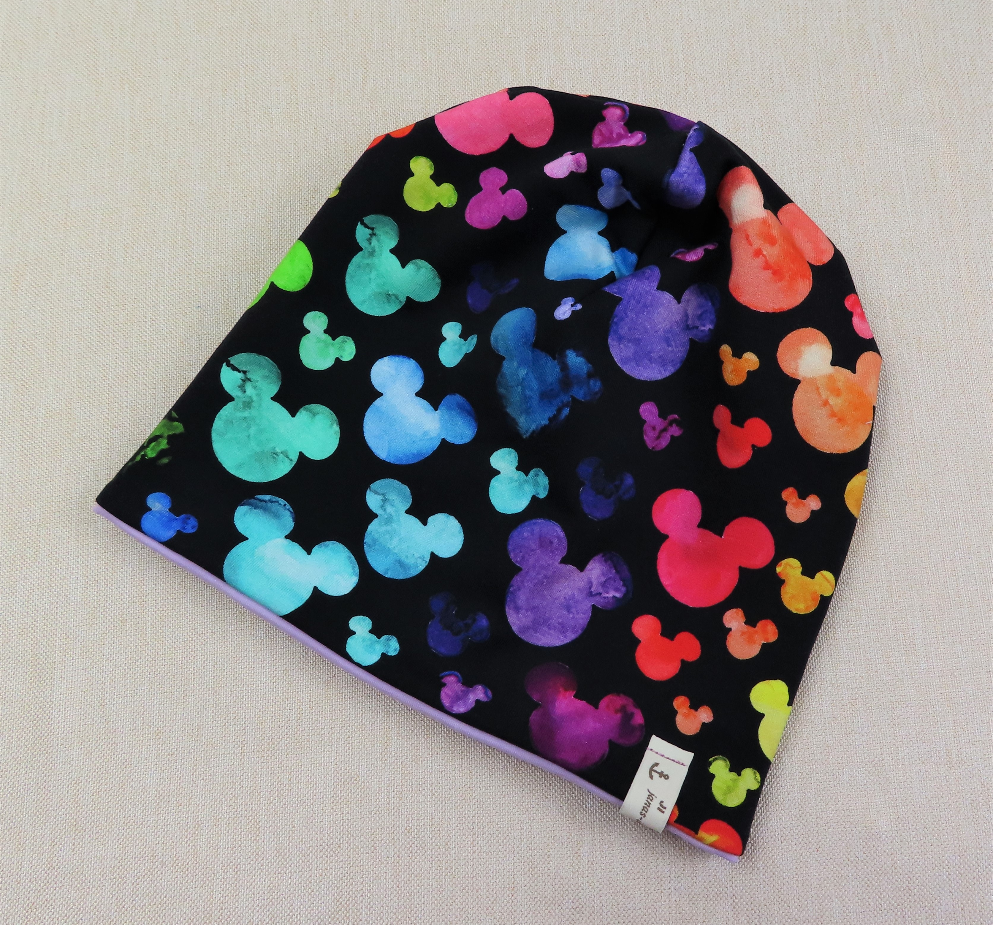 Beanie, Mütze, Regenbogen-Maus