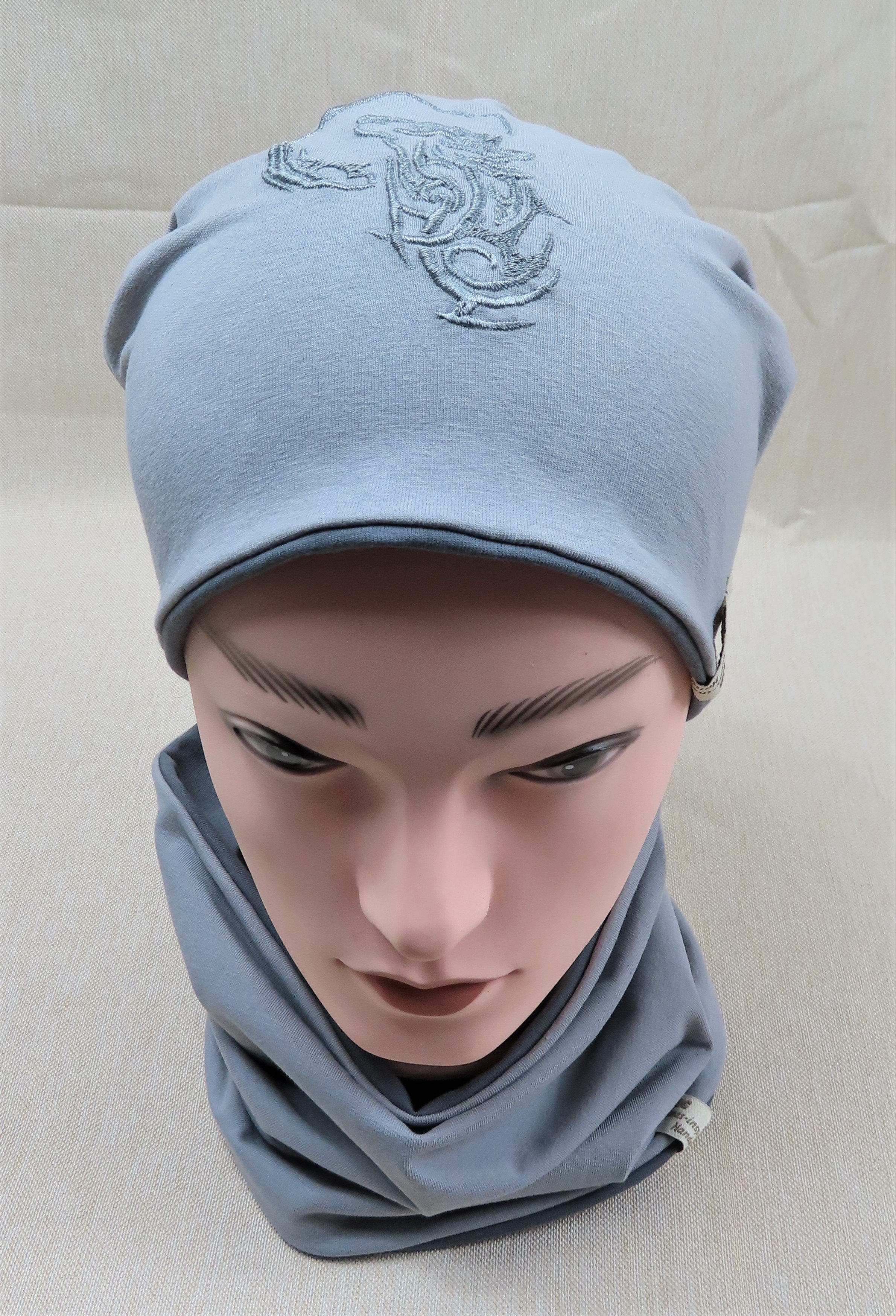 Beanie-Set, Chemomütze, Fenrir, Fenriswolf