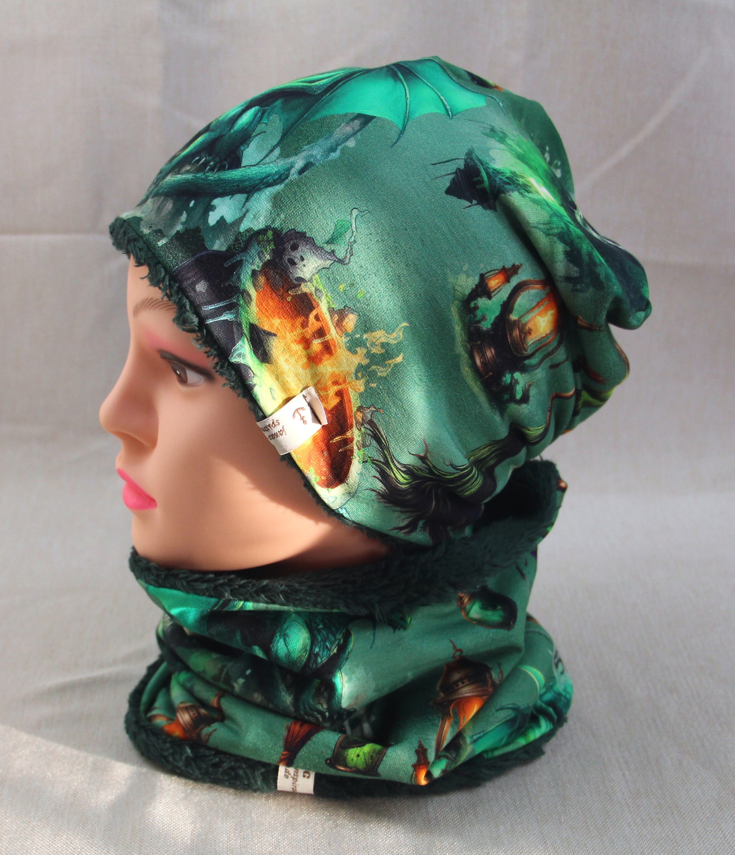Winter-Set, Drache mit Totenkopf