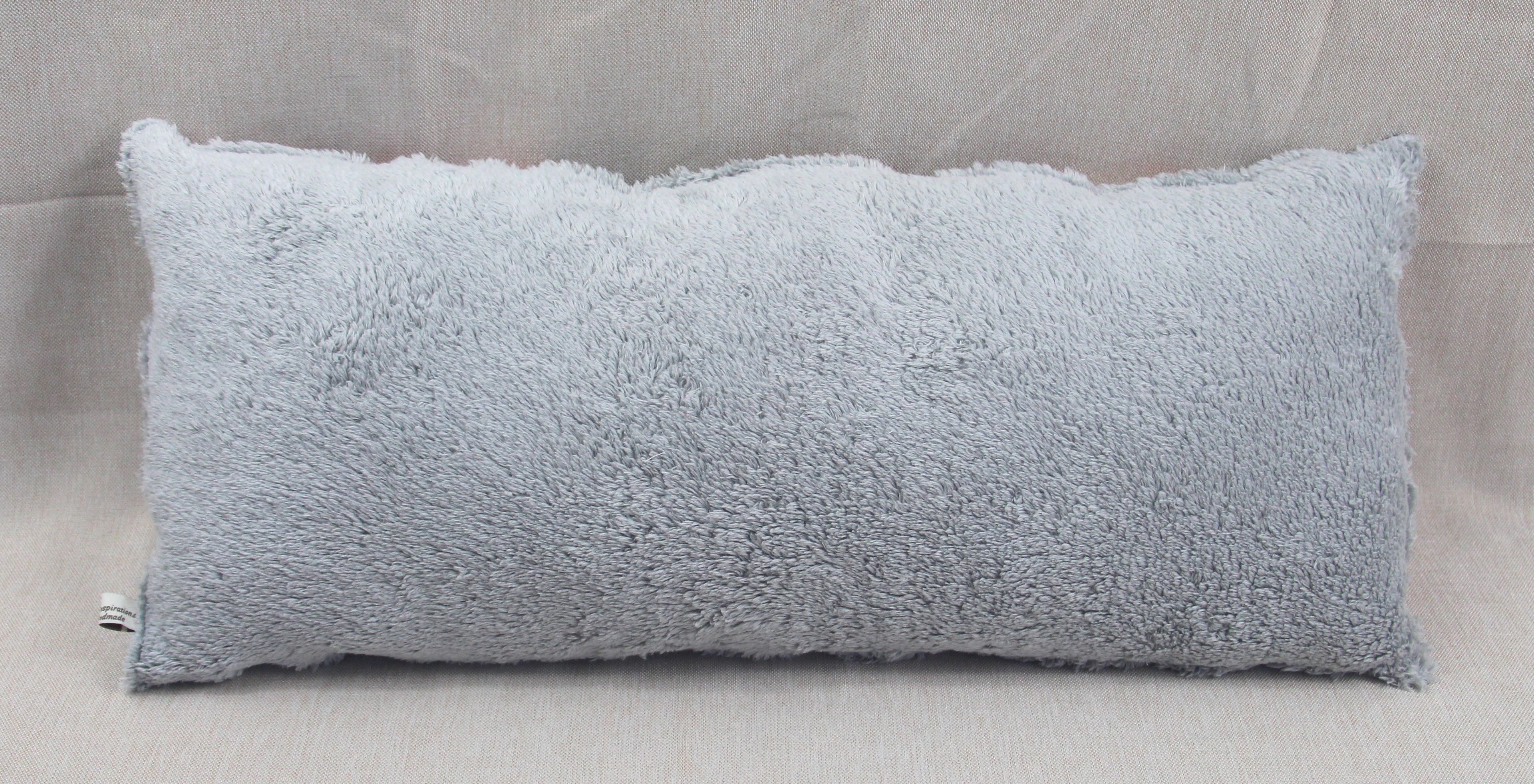 Kuschelkissen, King Royal, grau, 60x30cm