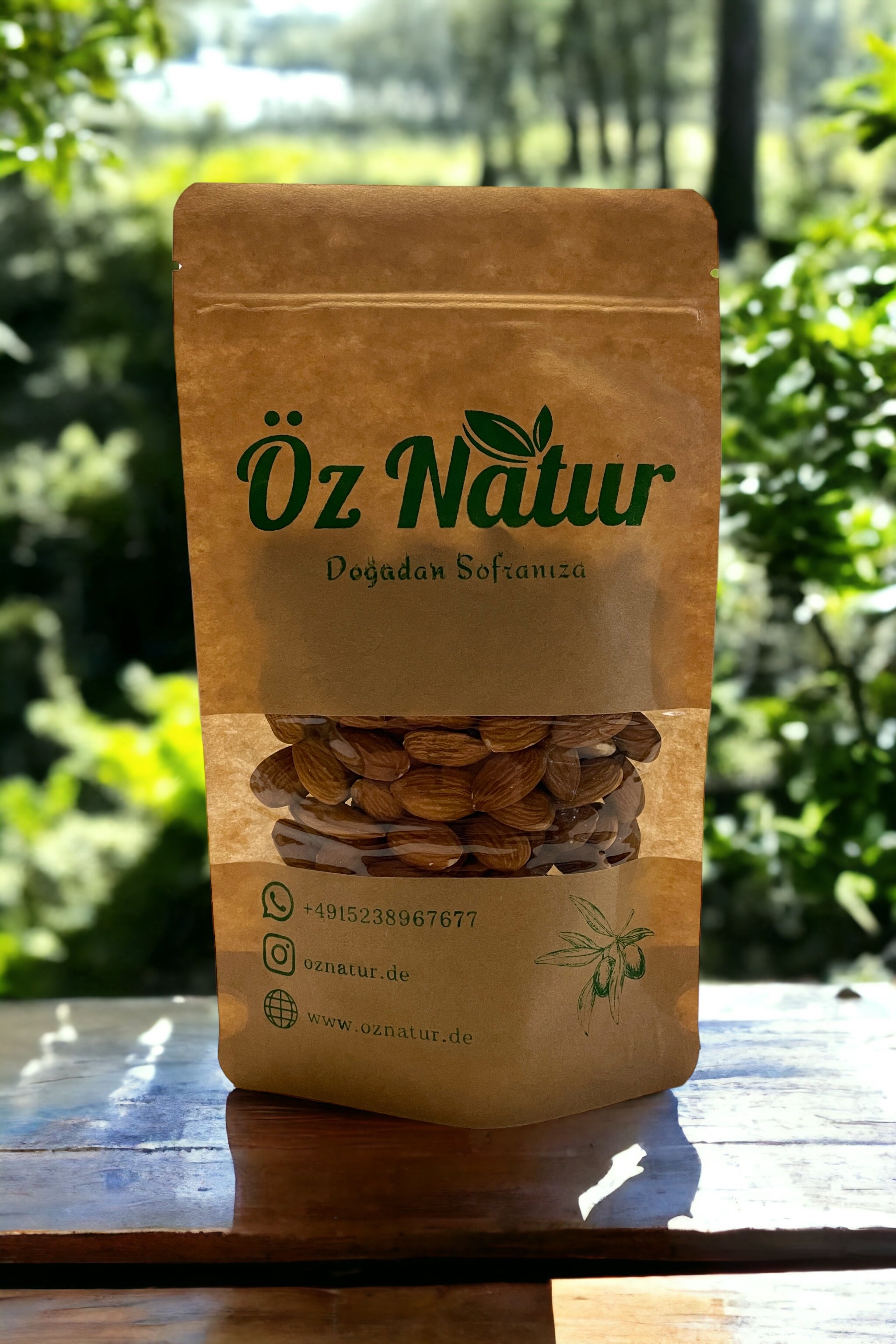 100g Natur Almonds (Unroasted&Unsalted)
