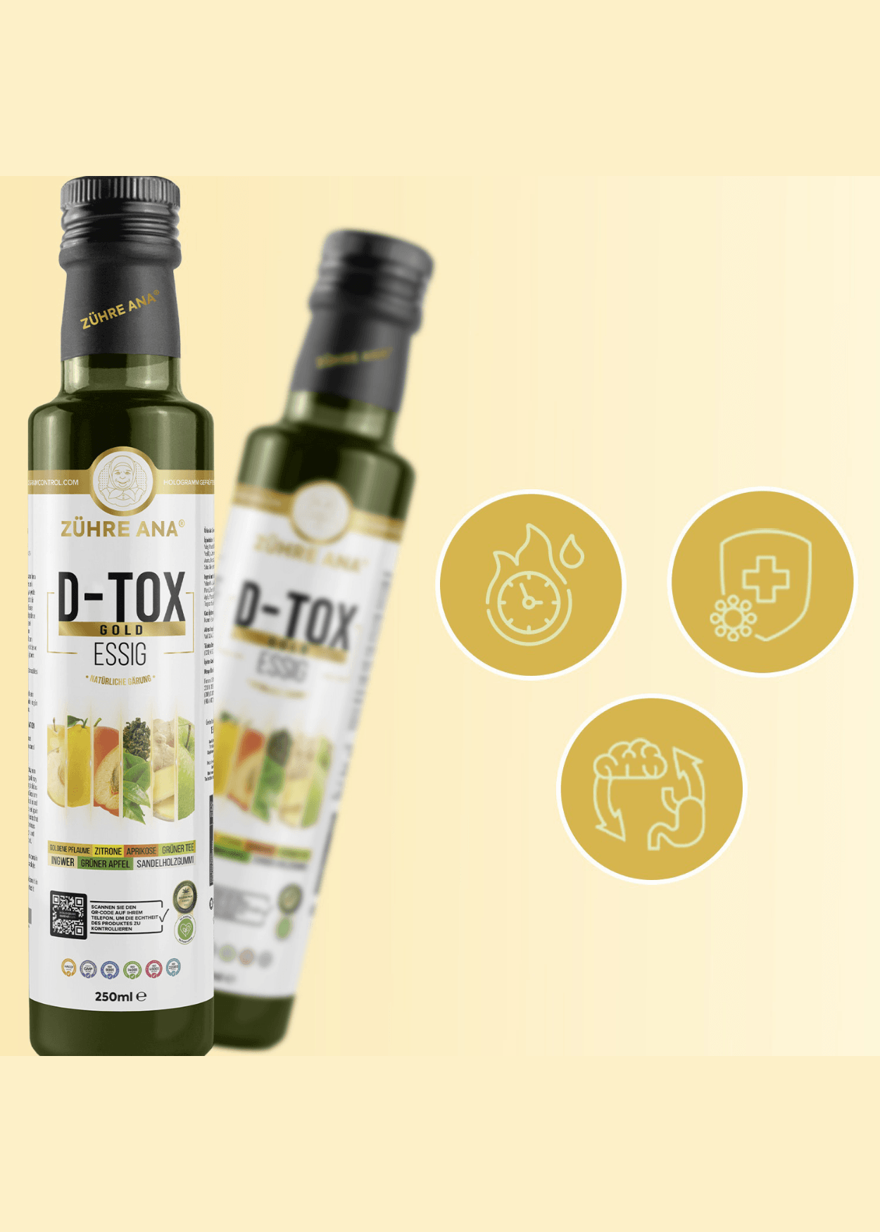 Zühre Ana Detox Gold Sirkesi 250ml