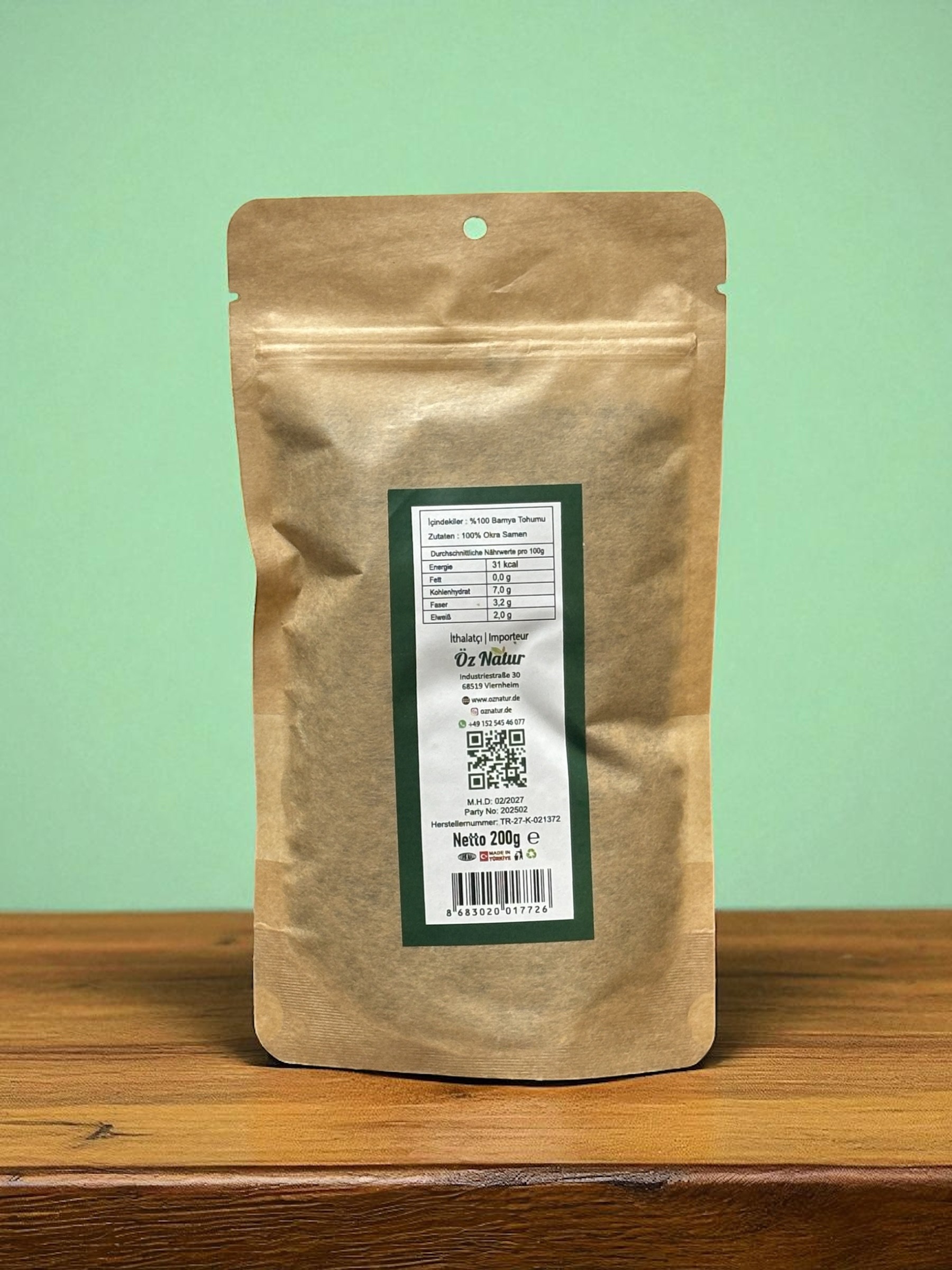 Okrasamen (Bamya Tohumu) 200g