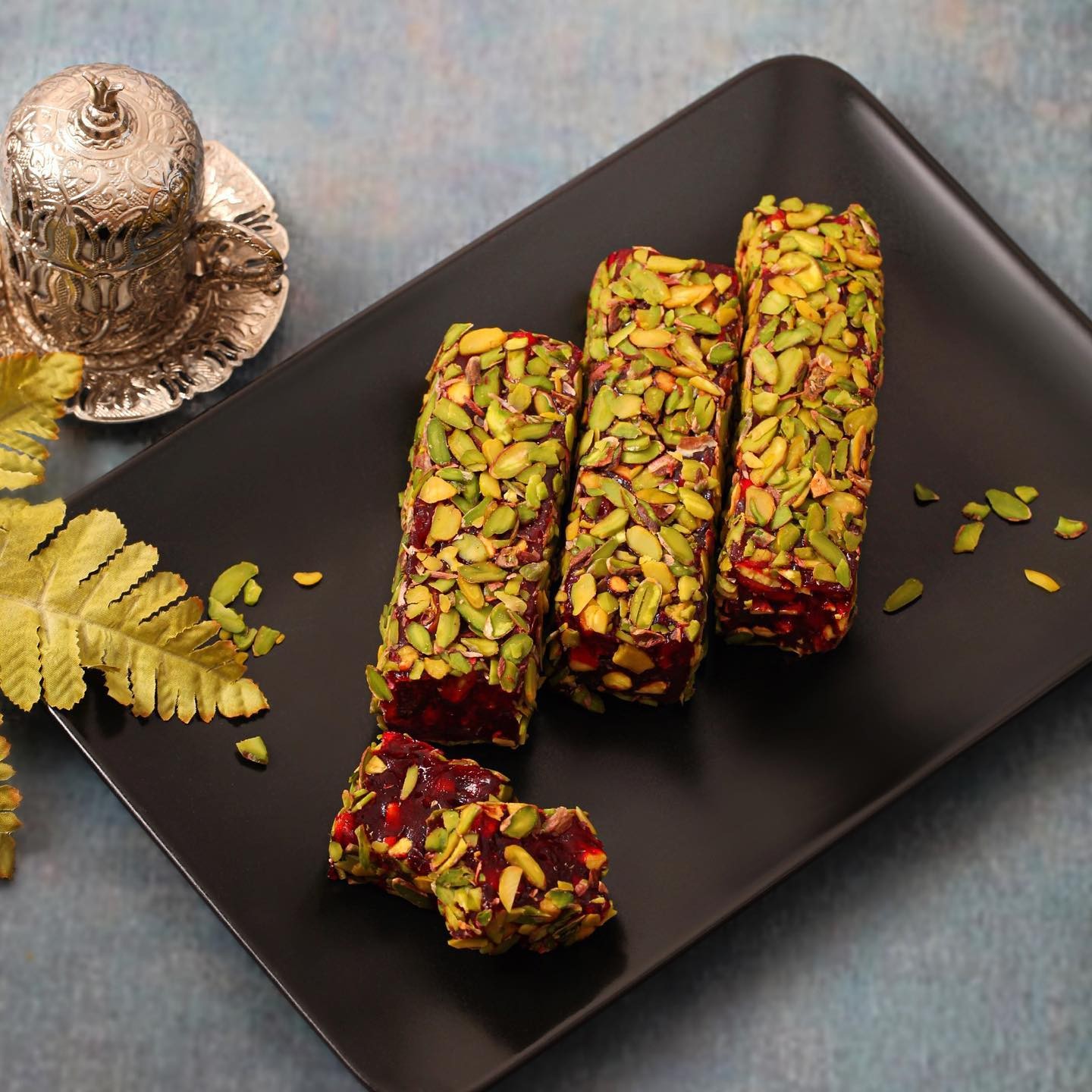 Turkish Delight Pistachio and Pomegranate 500g