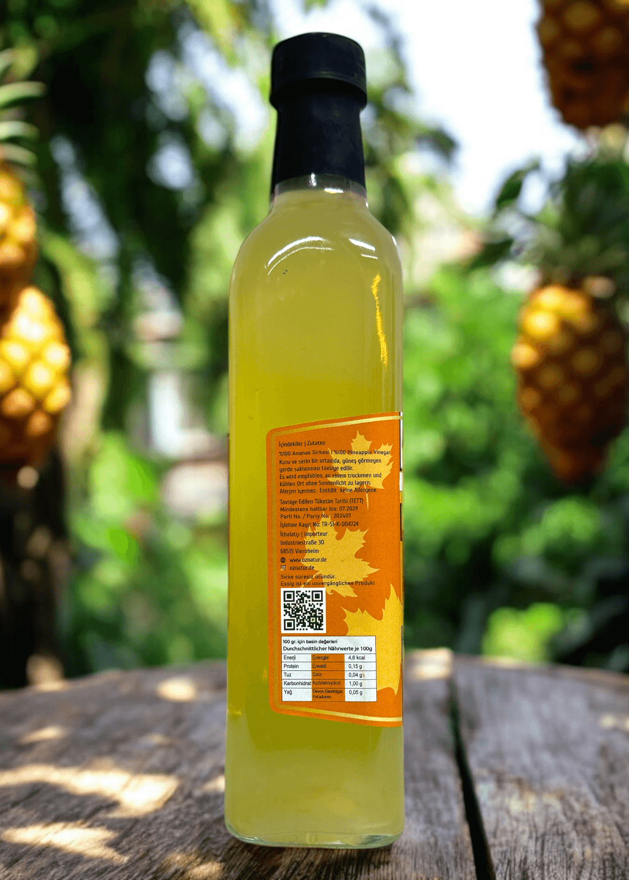 El Yapımı Ananas Sirkesi 500ml