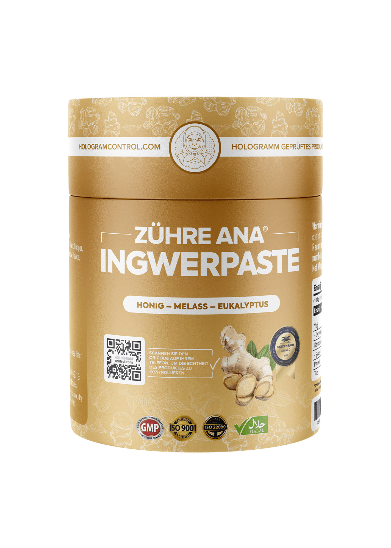 Zühre Ana Ingwerpaste – Natürlicher Immunsystem Booster (Zencefil Macunu) 240g