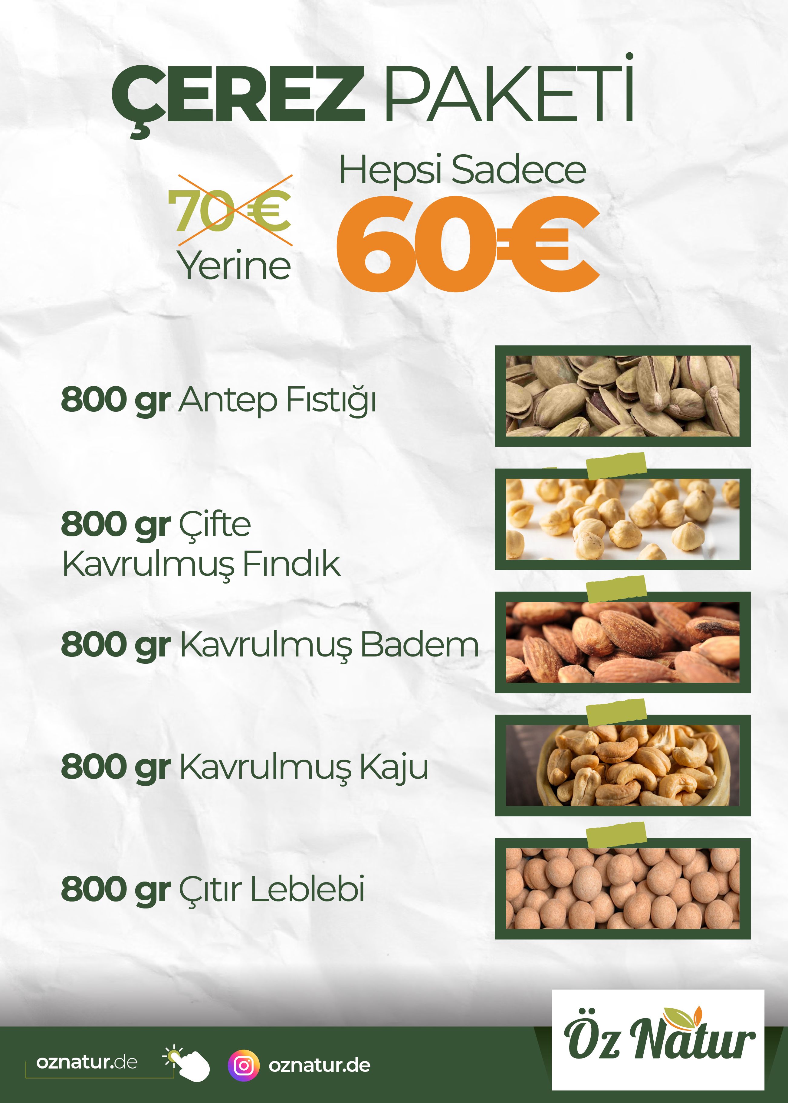 Frisches und Knuspriges Bundle (5 Produkt)