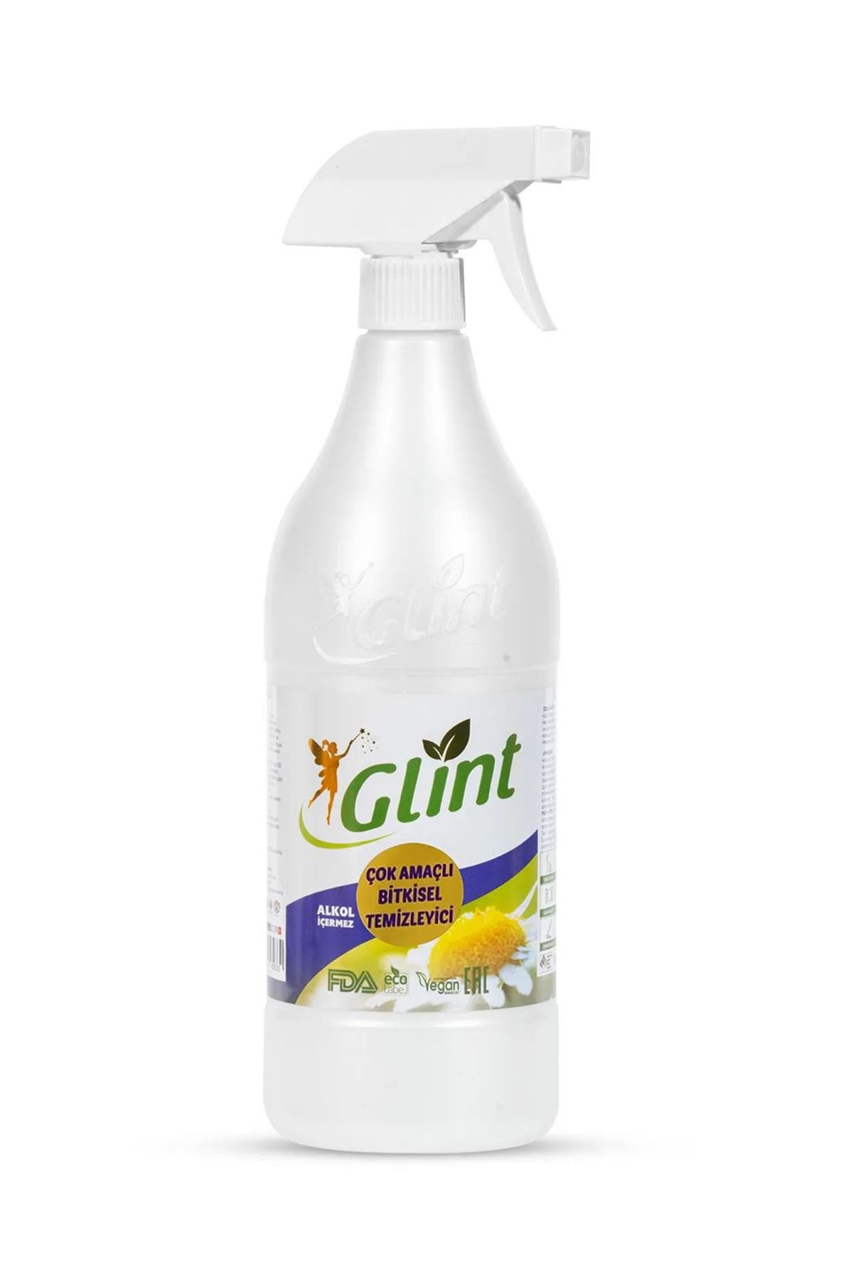 Glint %100 Bitkisel Çok Amaçlı Temizleyici Vegan Leke Çıkarıcı - Yağ Çözücü - 1L