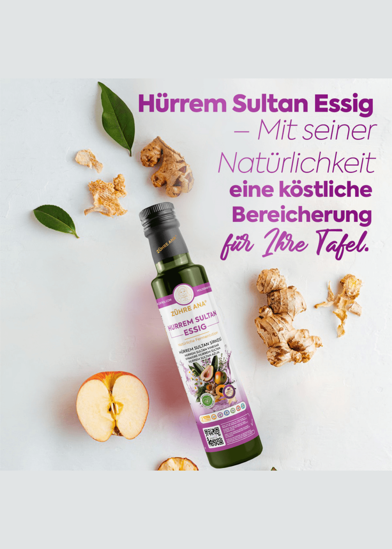 Zühre Ana Hürrem Sultan Sirkesi 500ml