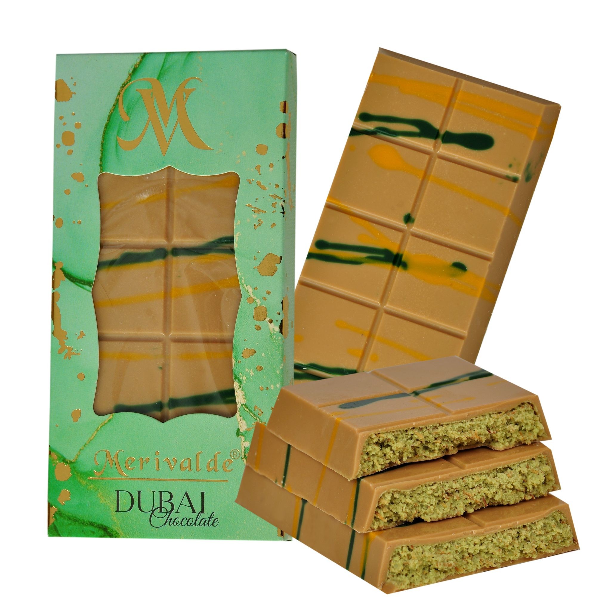 Dubai Schokolade mit Pistazien 200g - Gold Edition