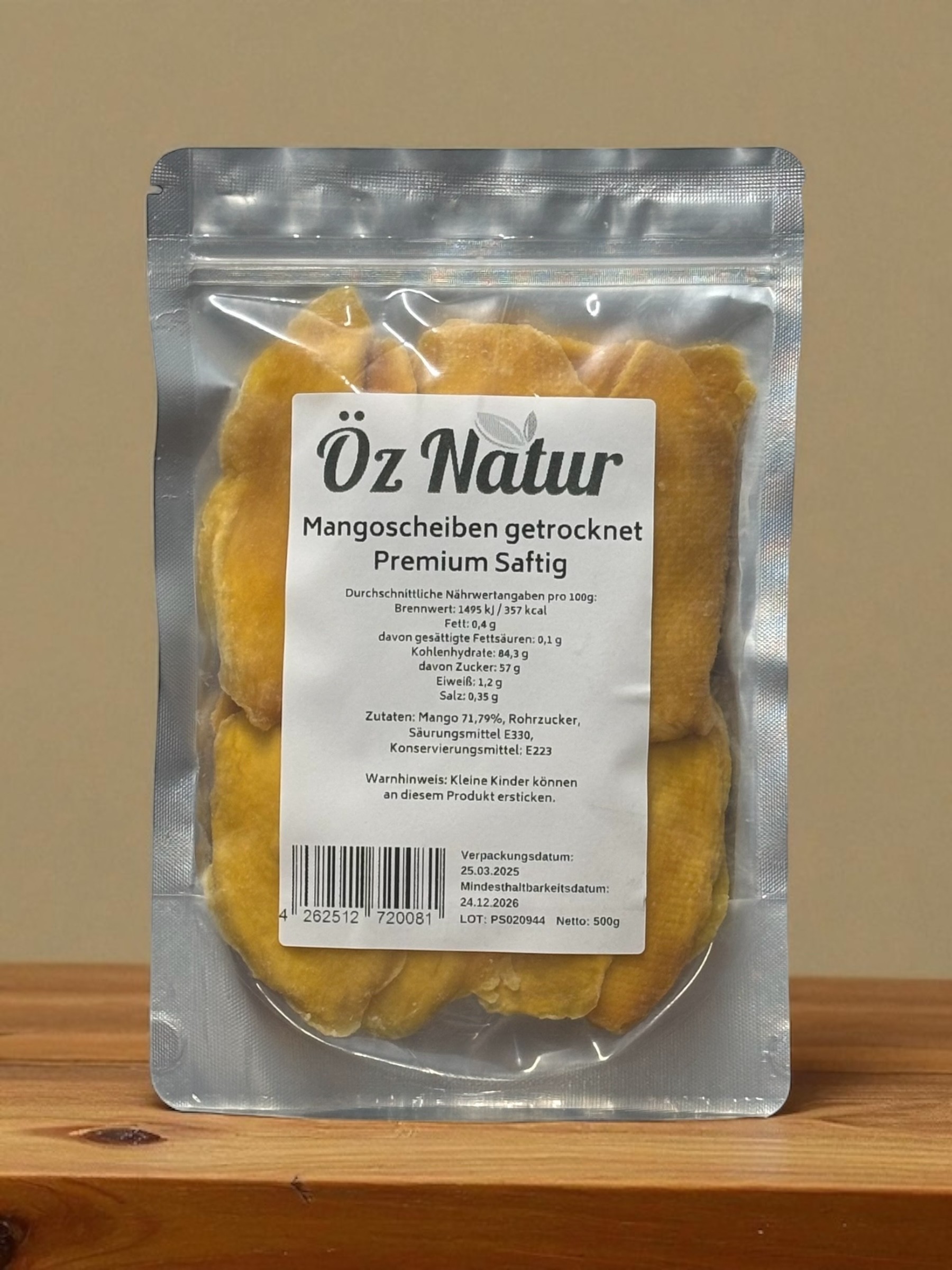 Dried Mango Juicy 500g