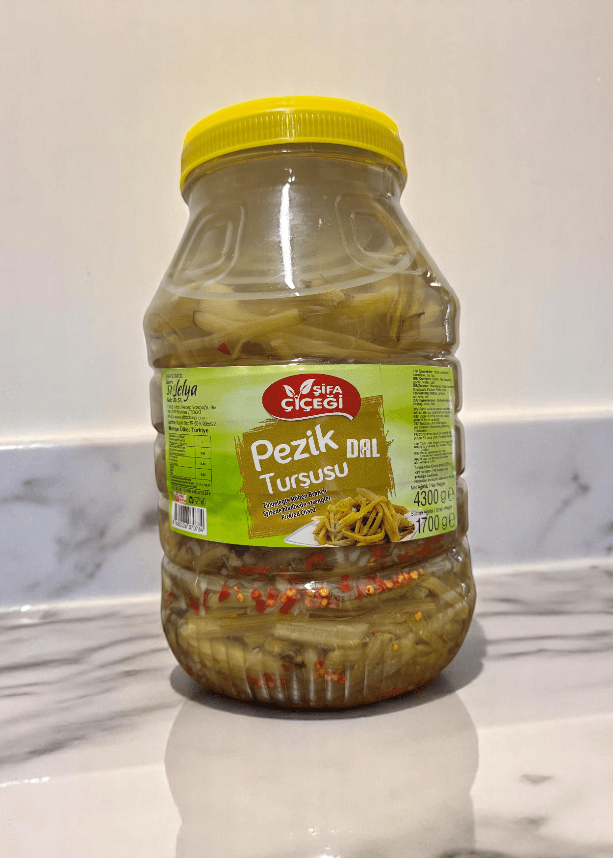 Pezik Turşusu Brüt 4300g -Net 1700g
