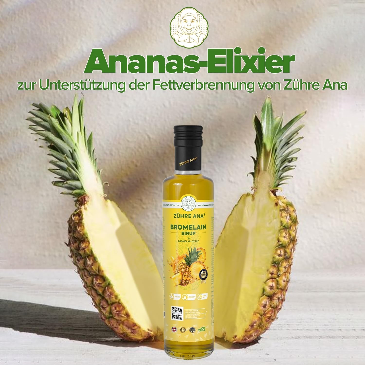 Zuhre Ana Bromelain Sirup - Ananas- extrakt 250ml