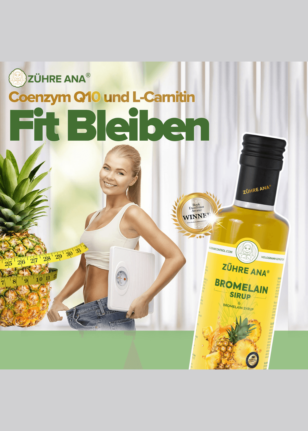 Zühre Ana Bromelain Sirup - Ananas- extrakt 250ml