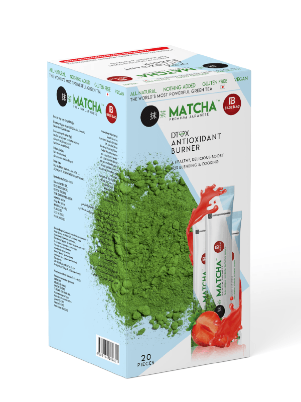 Matcha Grüner Tee mit Erdbeeraroma 20 Stück