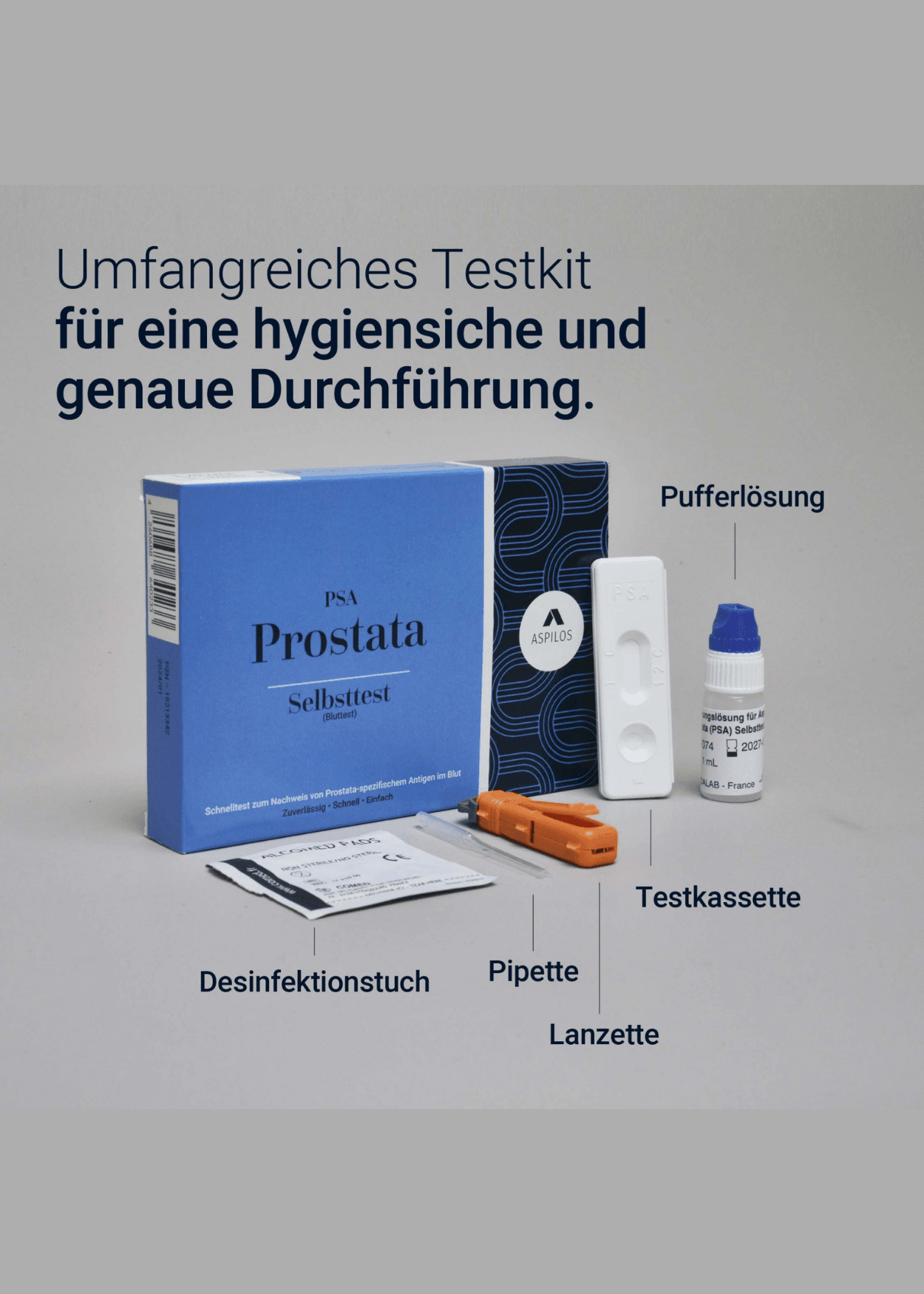 Prostata (PSA) Selbsttest für Zuhause