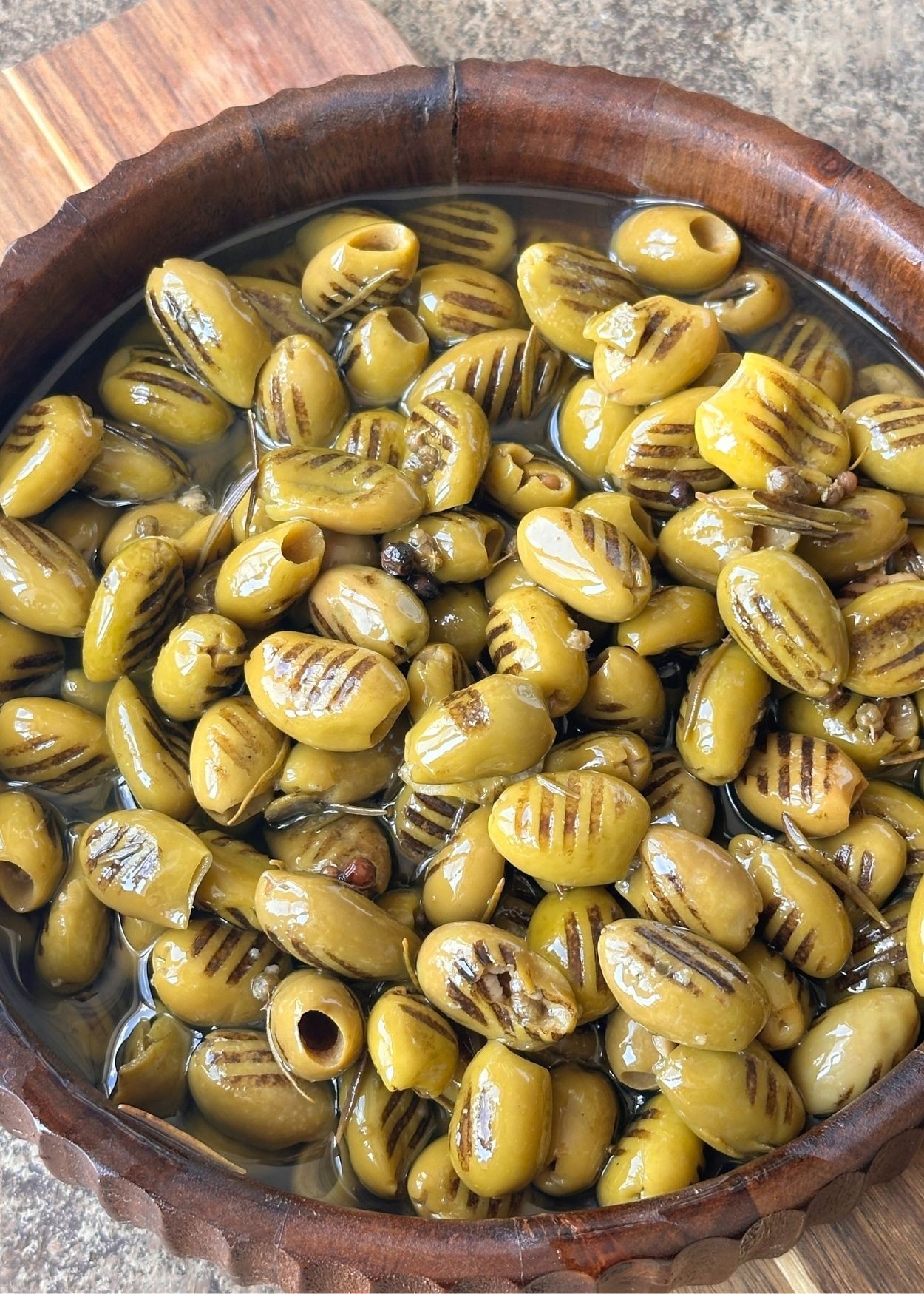 Grilled Green Olives 1kg