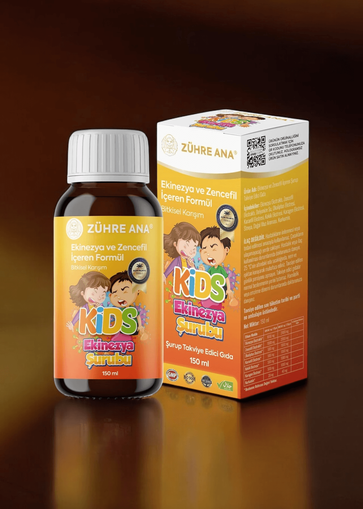 Zühre Ana Echinacea Sirup – Nahrungsergänzungsmittel auf Basis von Echinacea 150ml