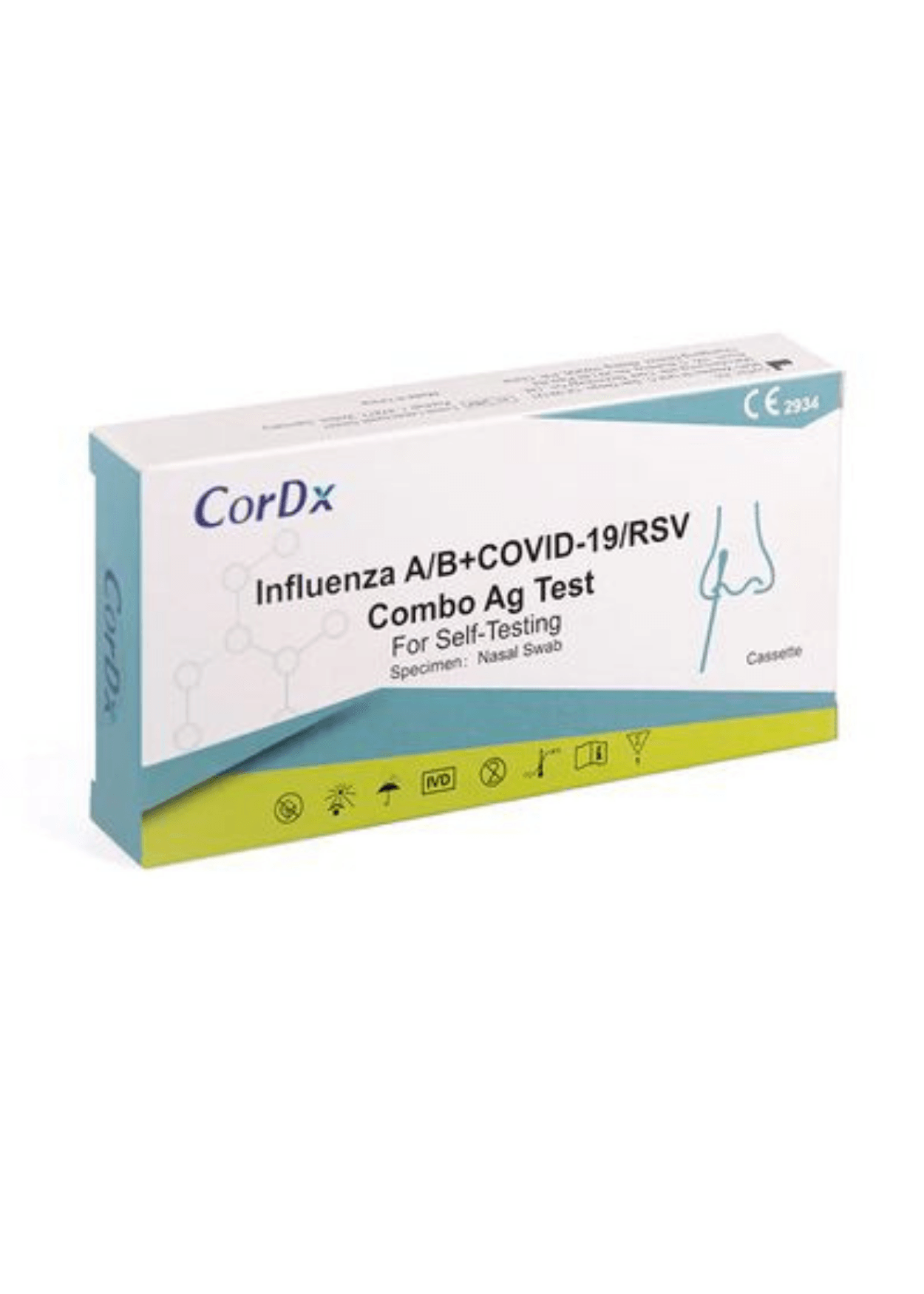 CorDx RSV+Influenza A/B+Covid-19 Combo Ag Test