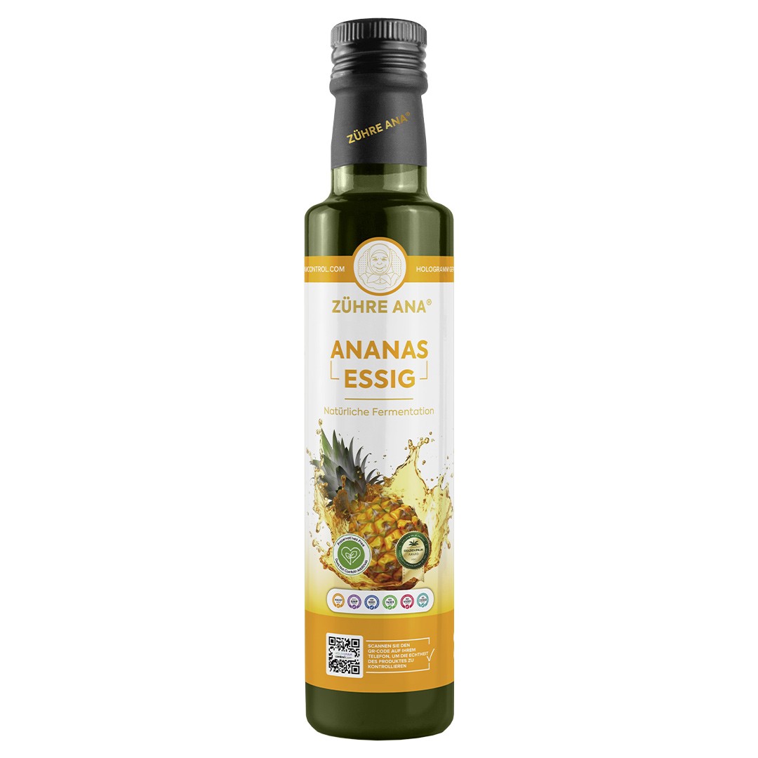 Zühre Ana Ananasessig 500ml – Natürlich fermentiert – Vegan