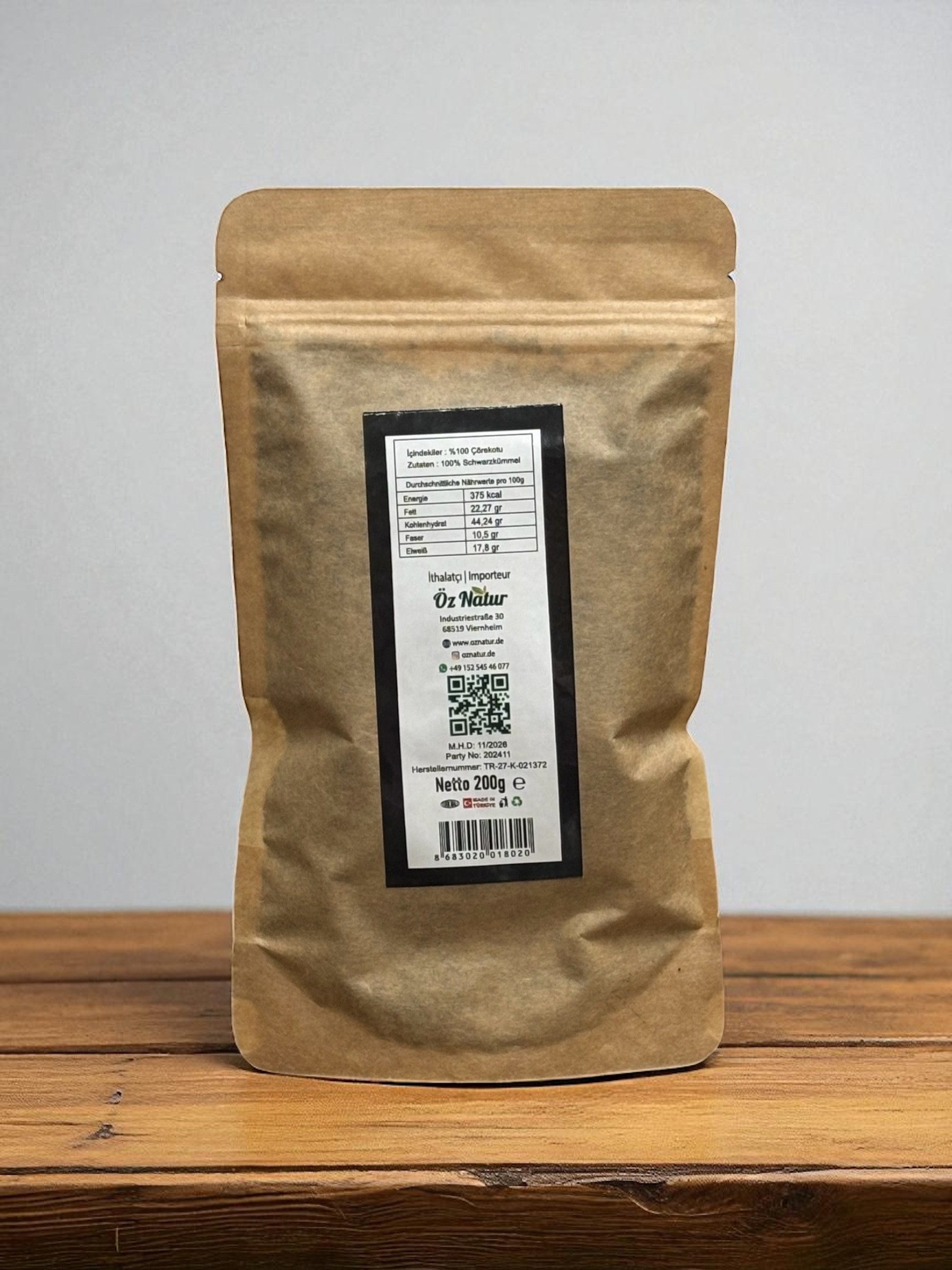 Schwarzkümmel 200g