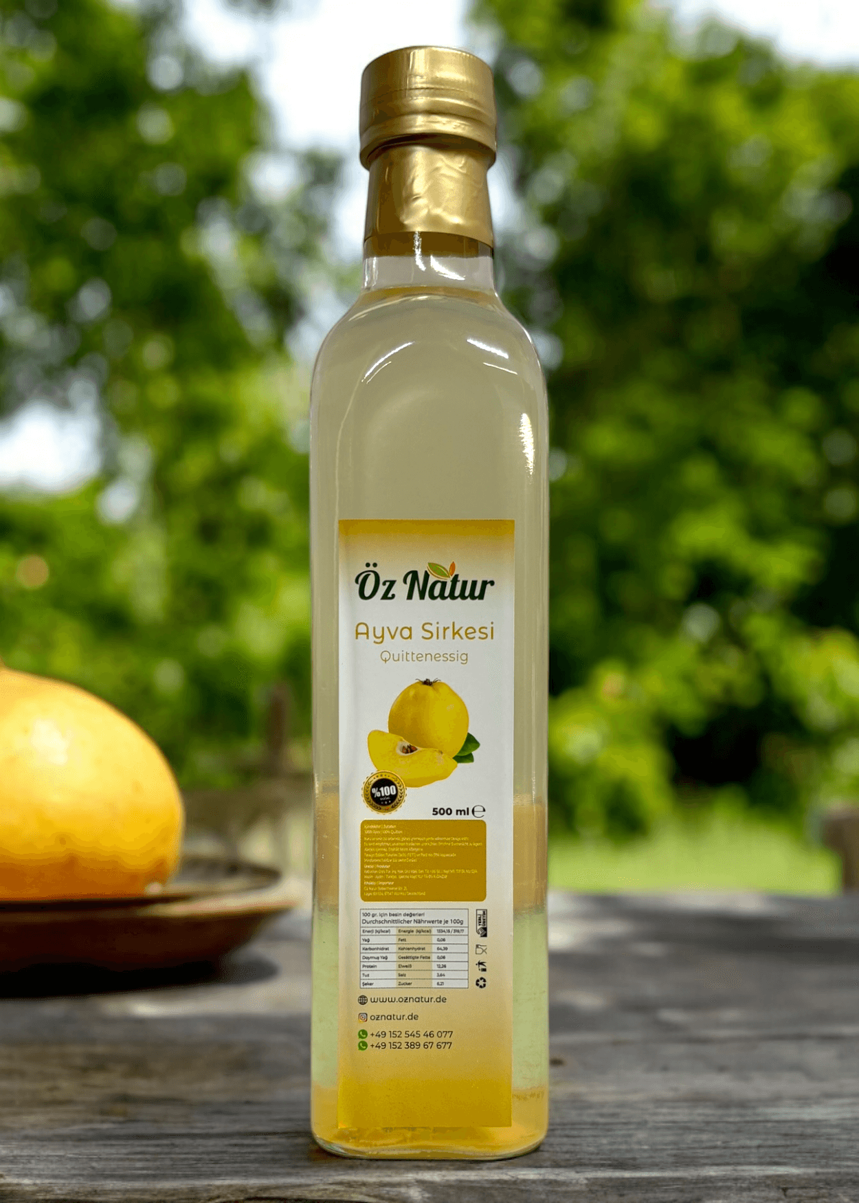 Handmade Quince Vinegar 500ml