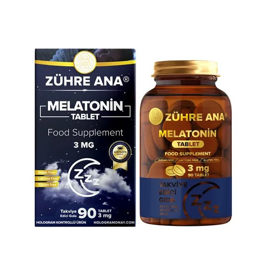 Zühre Ana Melatonin Kapseln 3 Mg - 90 Kapseln