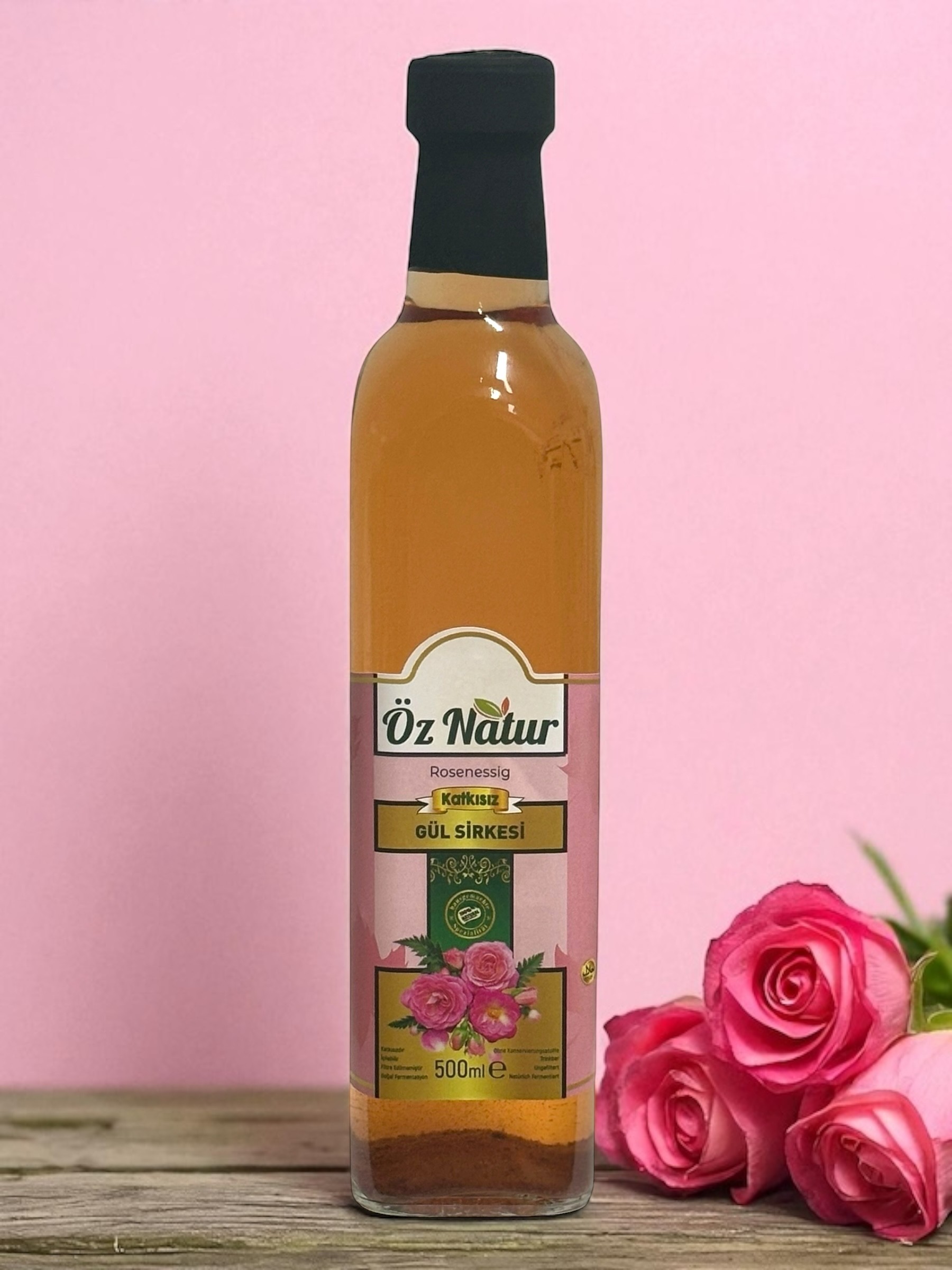 Katkısız Gül Sirkesi 500ml