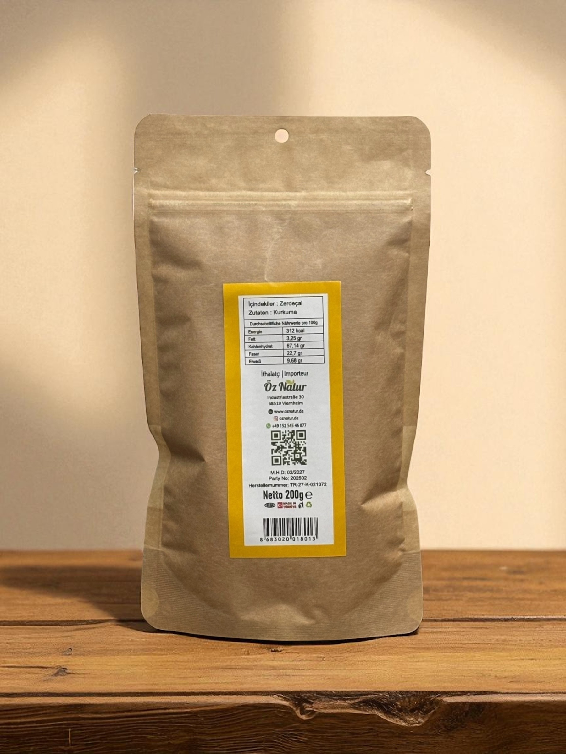 Kurkuma Pulver 200g