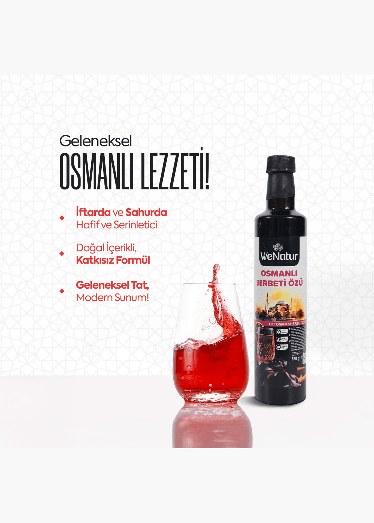 Osmanlı Şerbeti Özü 670ml