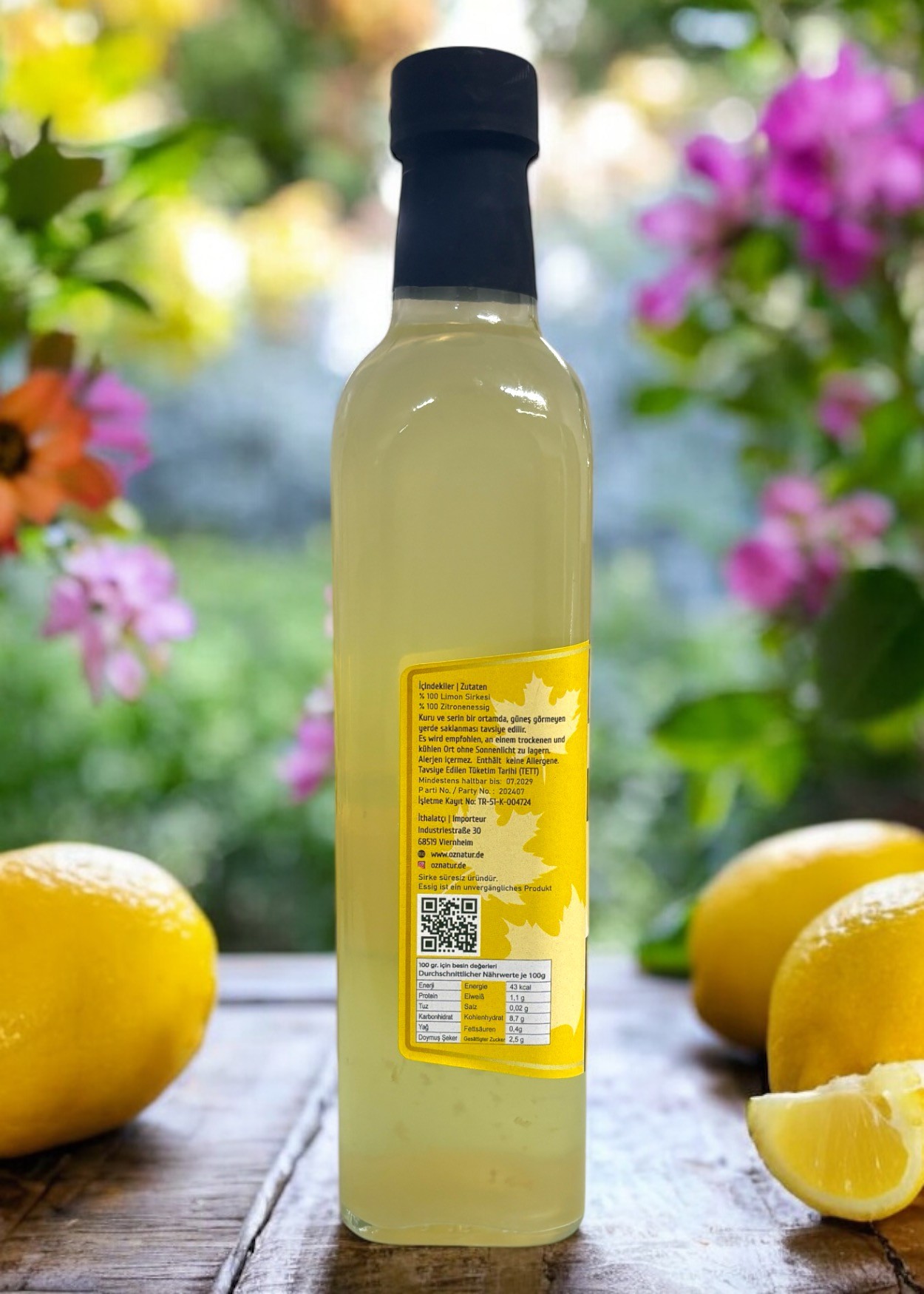 Handmade Lemon Vinegar 500ml