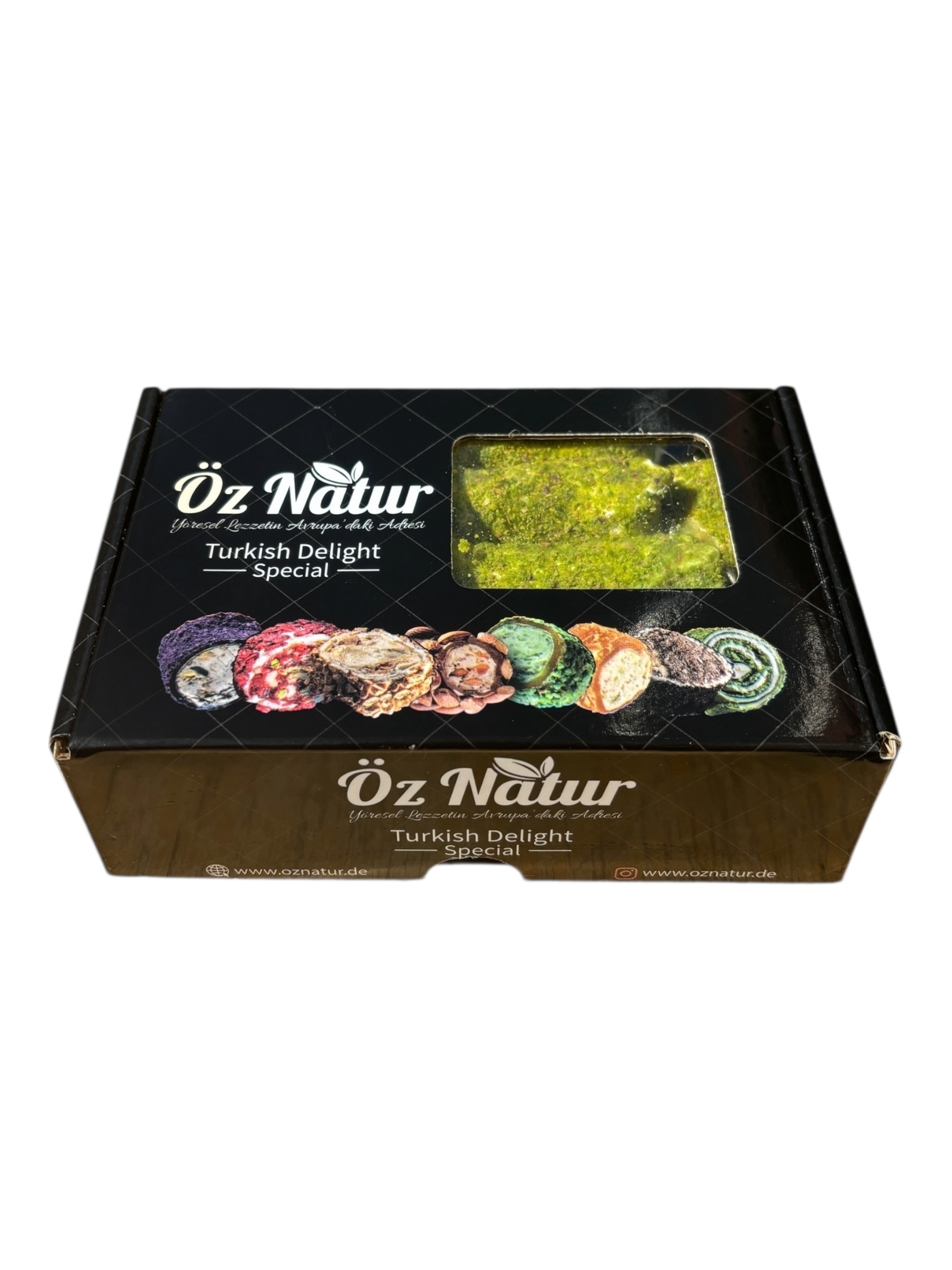 Turkish Delight with Nutella and Pistachios 500g
