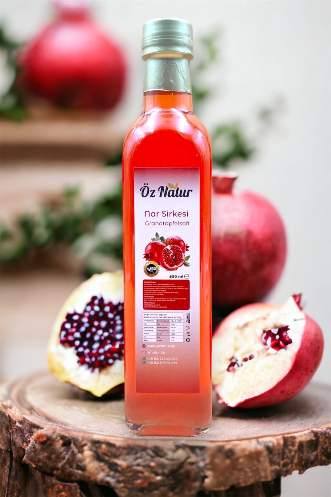 Handmade Pomegranate Vinegar 500ml